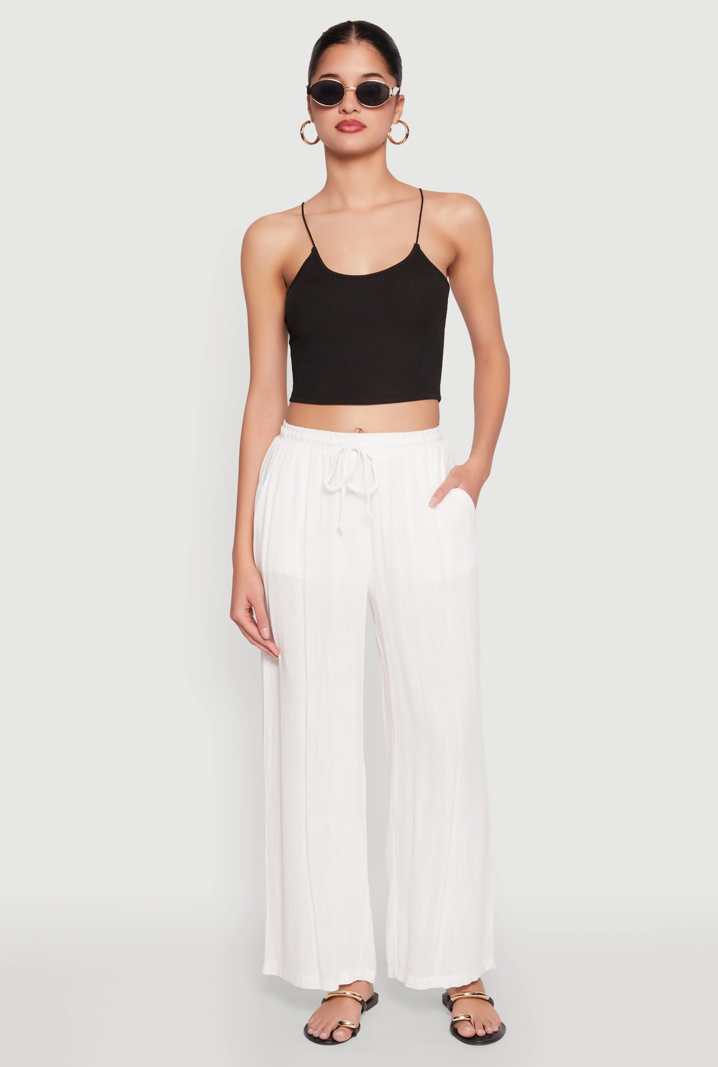 Linen Palazzo Pants sold by Rainbow product image thumbnail 2