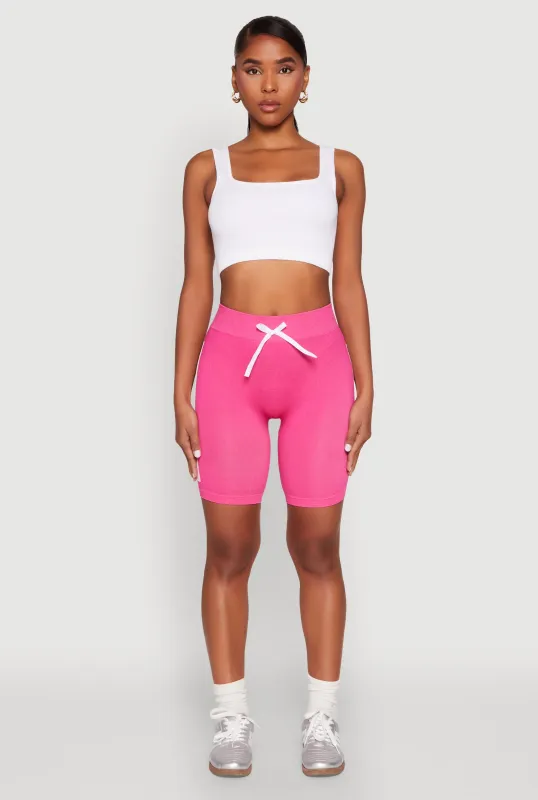 Good Vibes Biker Shorts sold by Rainbow