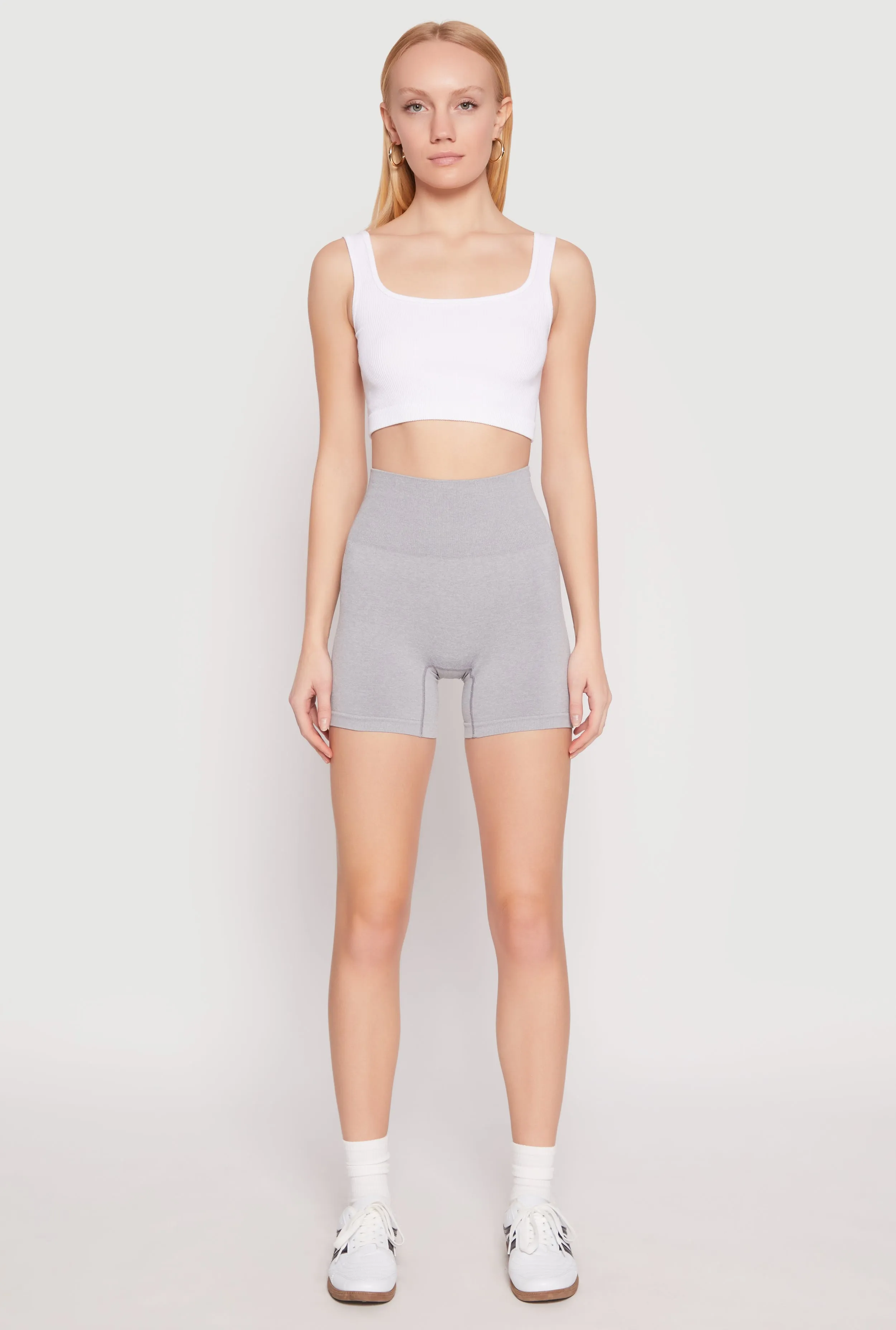 Seamless High Waisted Biker Shorts sold by Rainbow product image thumbnail 4