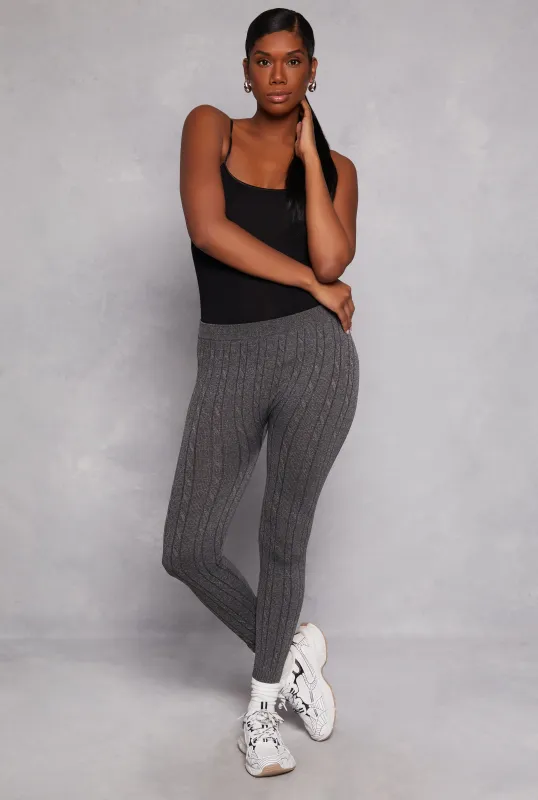 Marled Ribbed Leggings sold by Rainbow