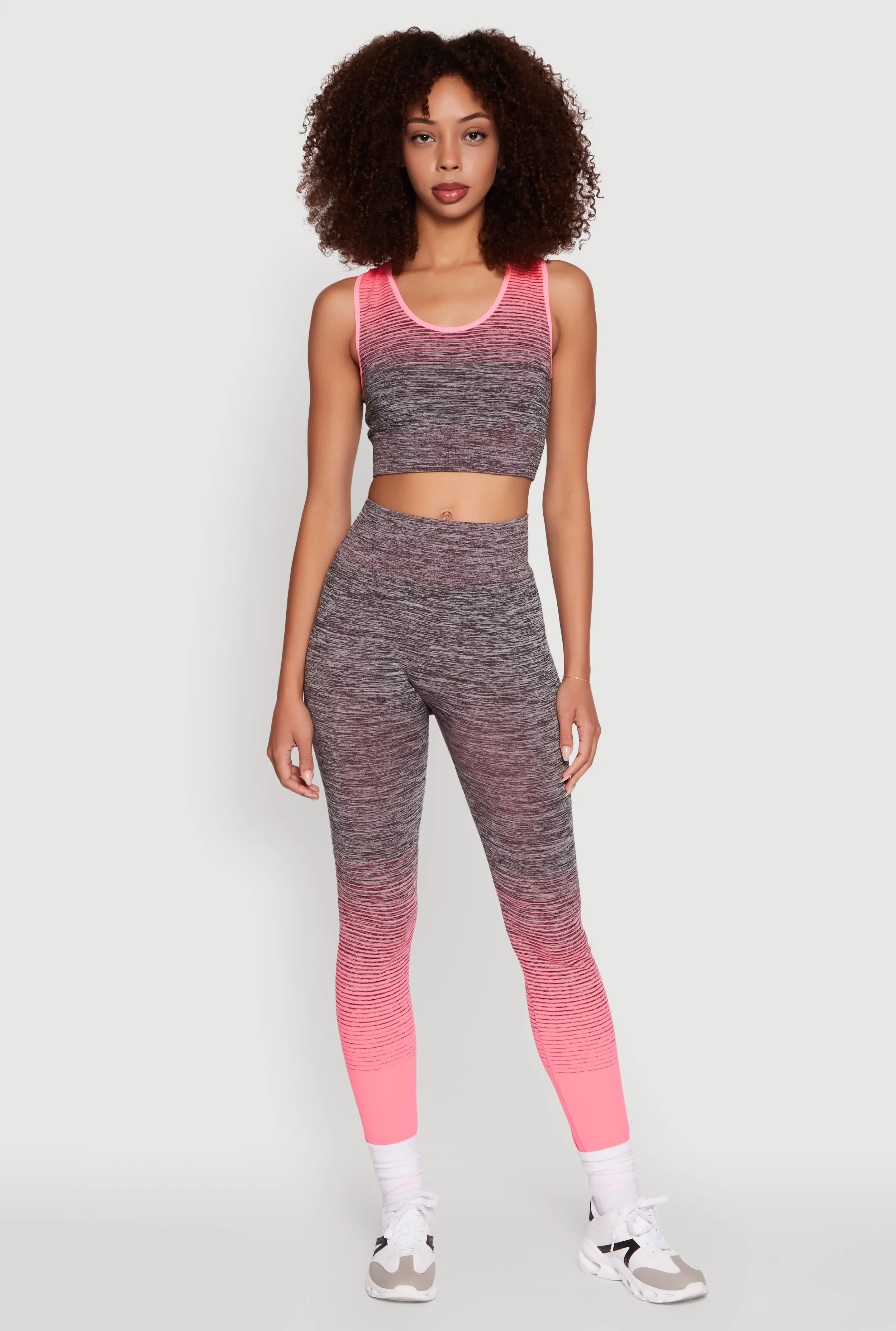 Trendy Marled Ombre Stretch Leggings sold by Rainbow product image thumbnail 3