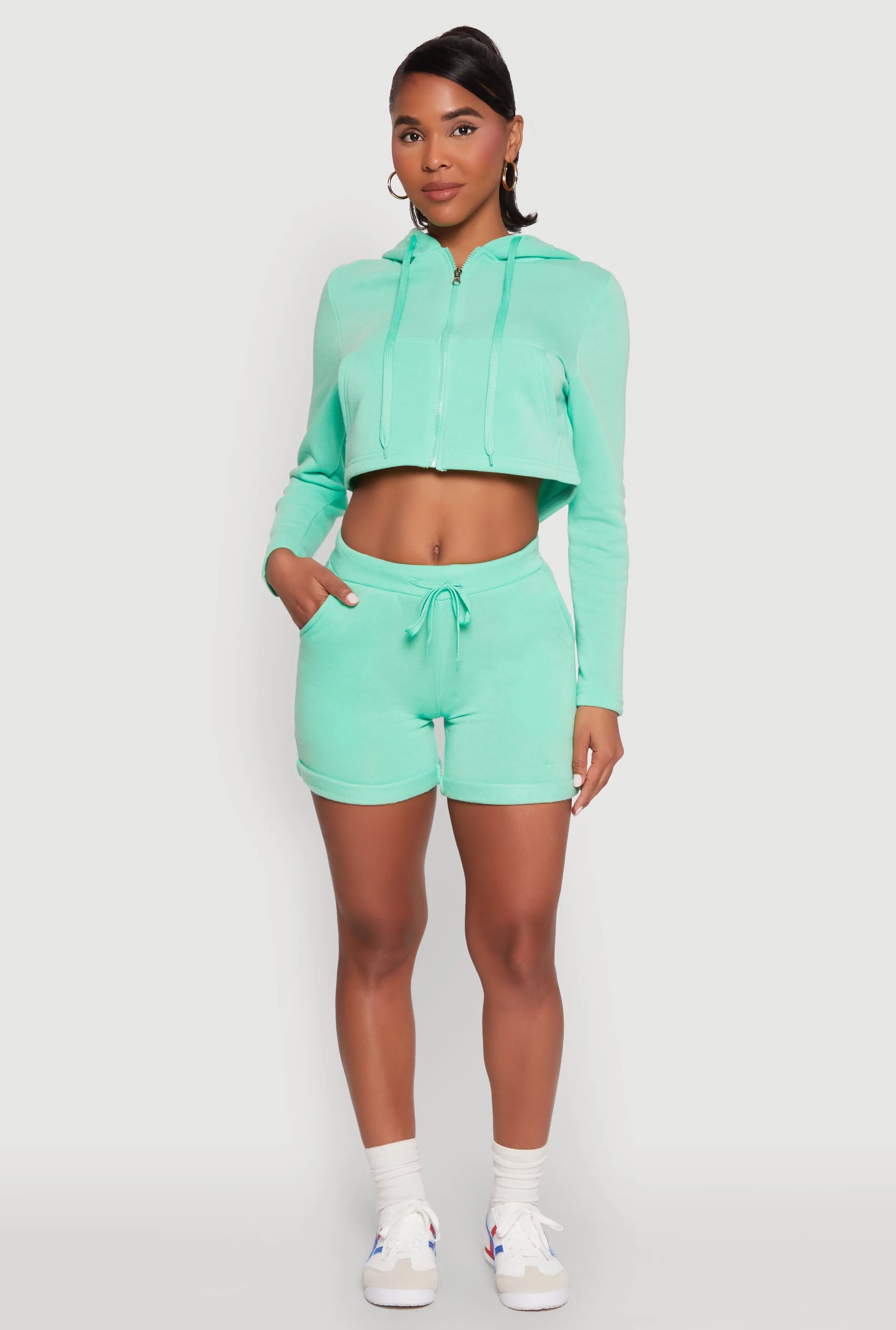 Fixed Cuff Drawstring Sweatshorts sold by Rainbow product image thumbnail 3