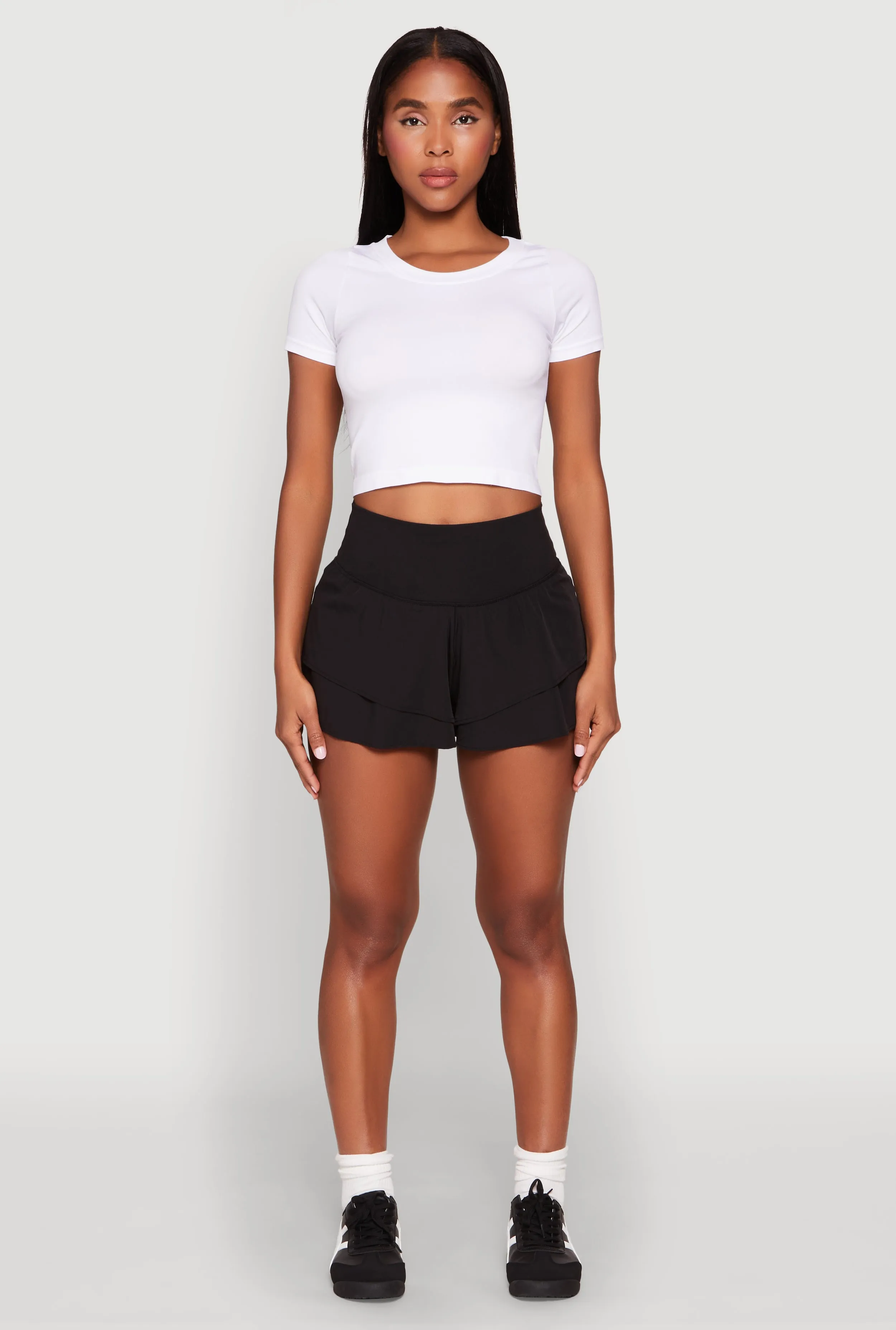 Tiered Active Shorts sold by Rainbow