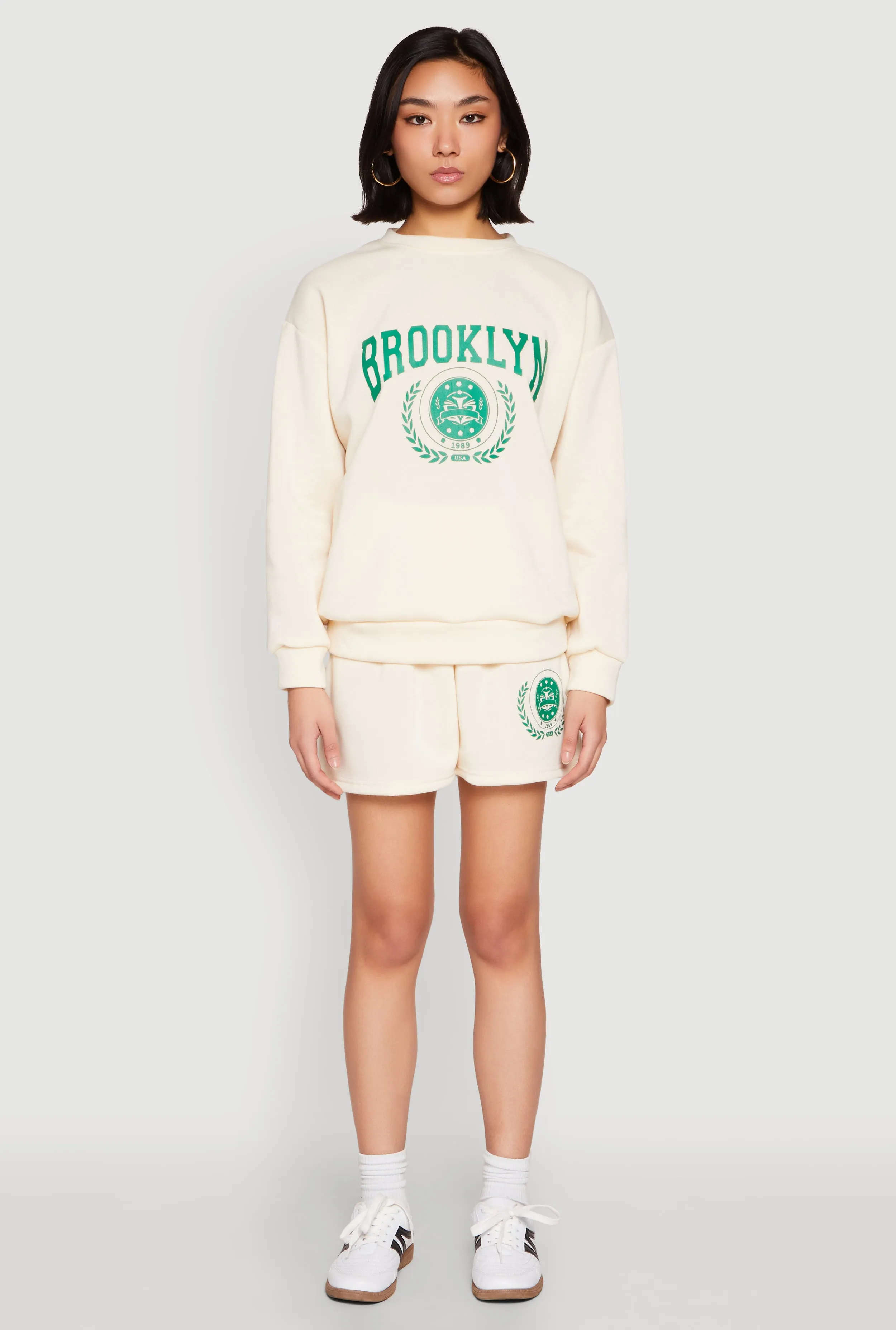 Fleece Brooklyn Graphic Sweatshorts sold by Rainbow product image thumbnail 3