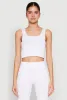 Grommet Side Cropped Tank Top sold by Rainbow