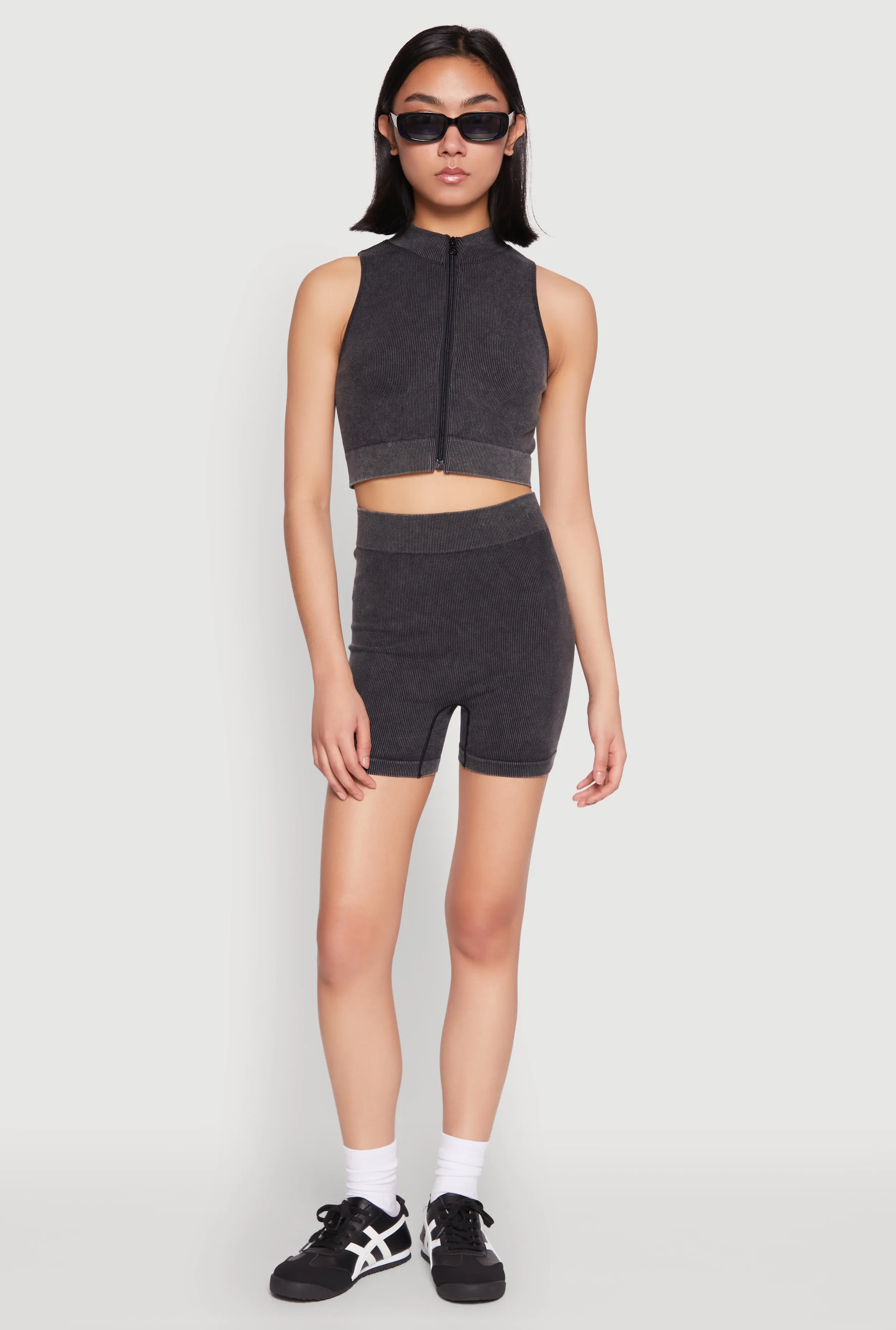 Mineral Wash Seamless Bike Shorts sold by Rainbow