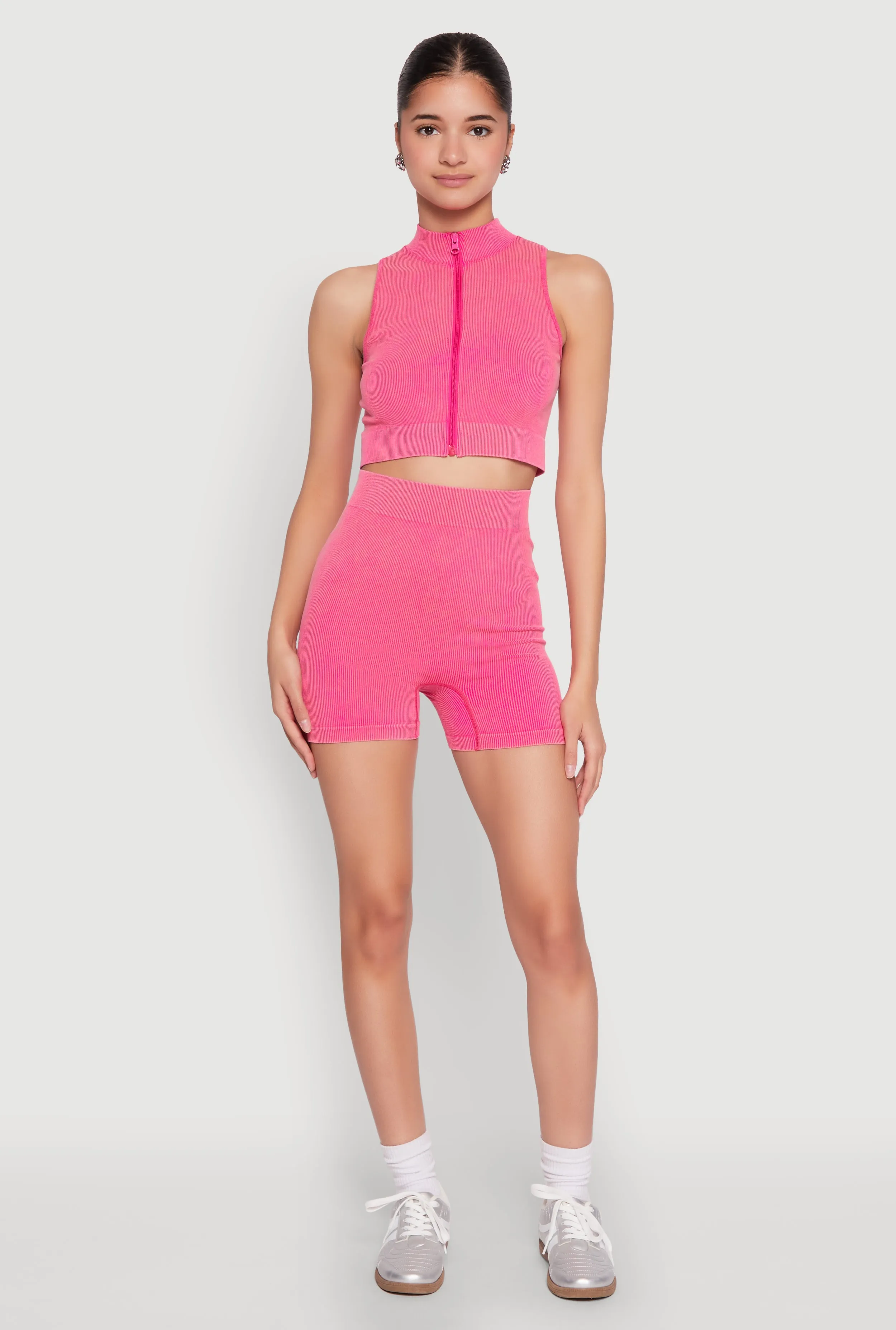 Mineral Wash Seamless Bike Shorts sold by Rainbow product image thumbnail 2