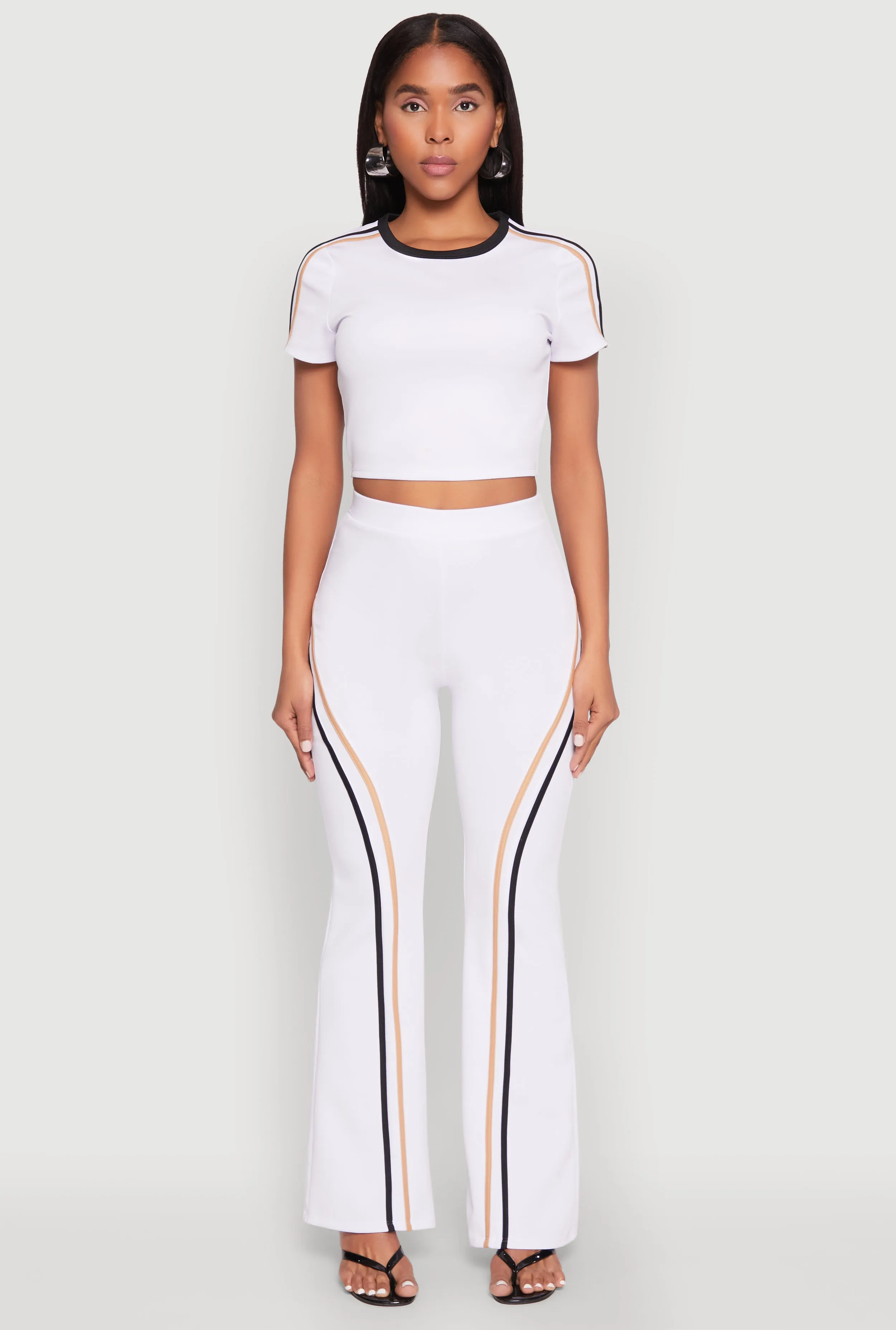 Varsity Stripe High Waisted Pants sold by Rainbow product image thumbnail 2