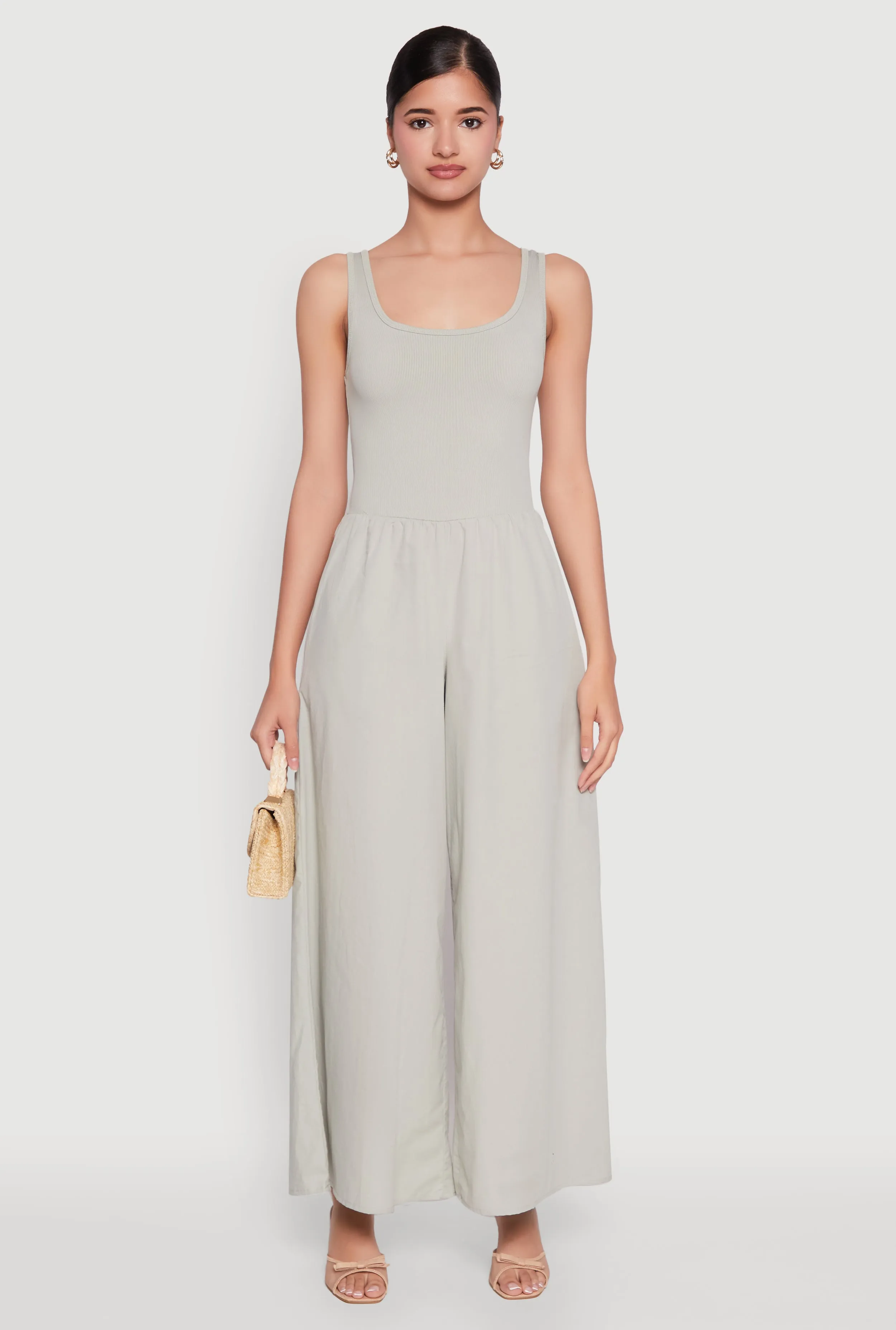 Sleeveless Scoop Neck Jumpsuit sold by Rainbow product image thumbnail 4