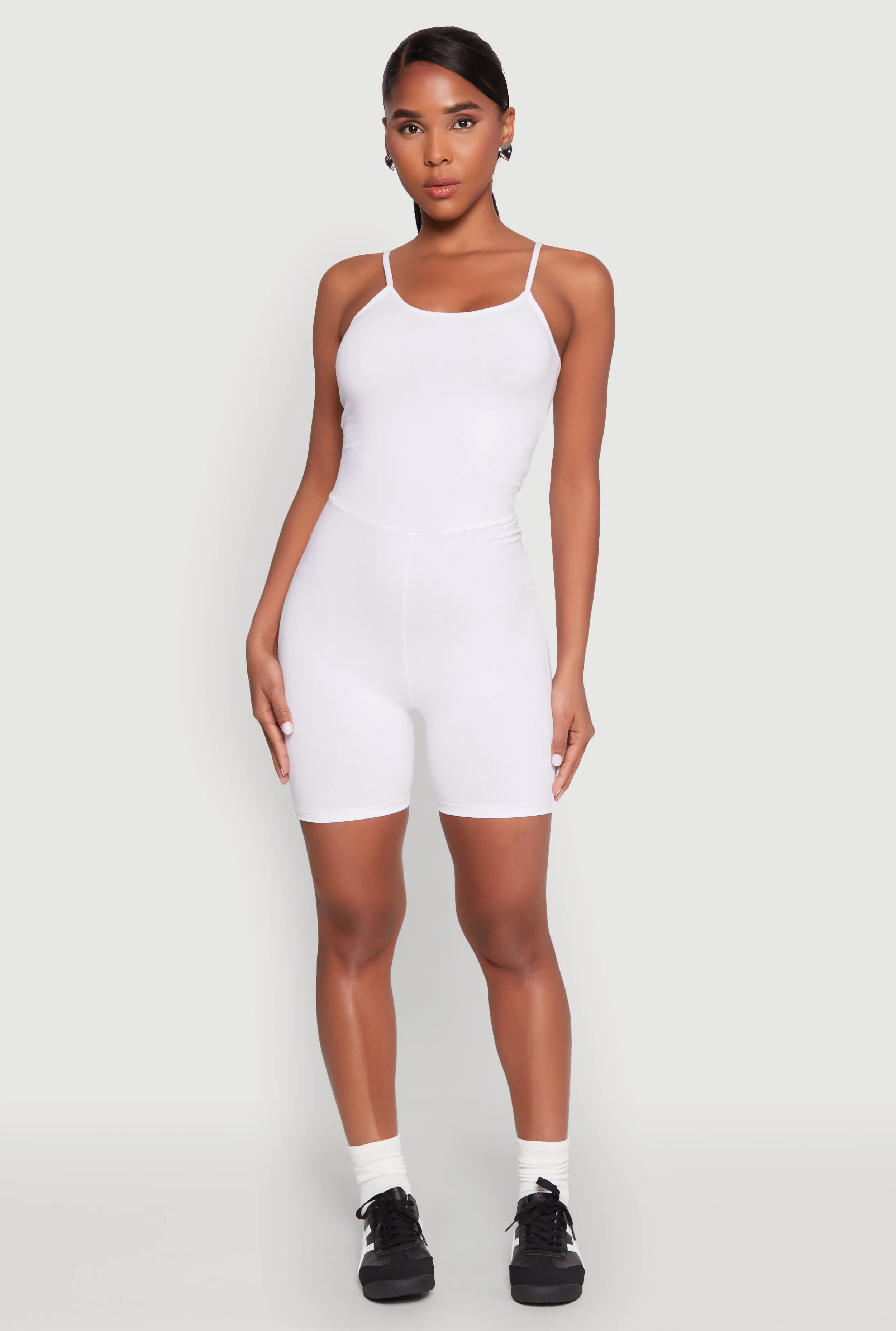 Cami Biker Romper sold by Rainbow product image thumbnail 3