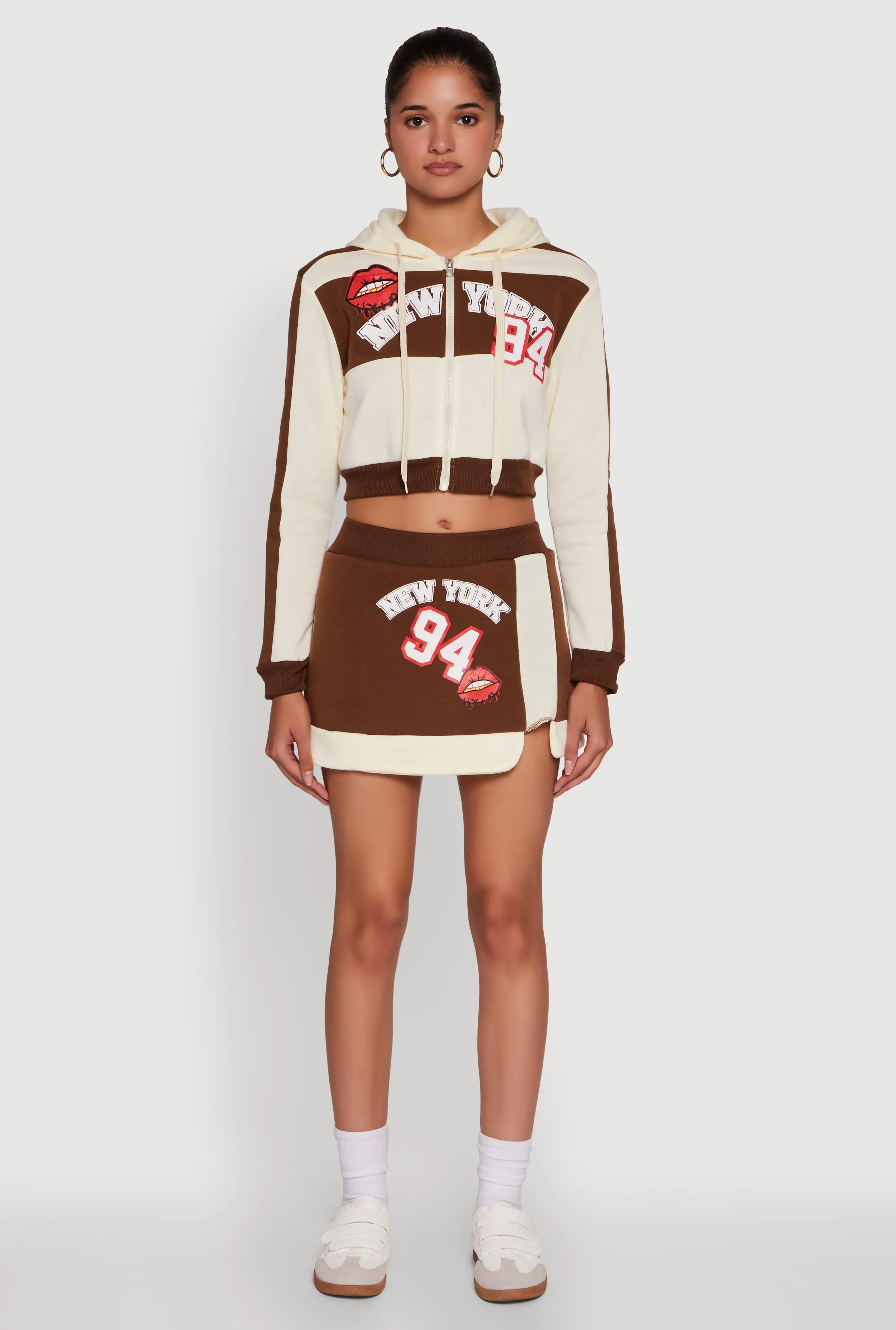 New York 94 Graphic High Waisted Skort sold by Rainbow product image thumbnail 2