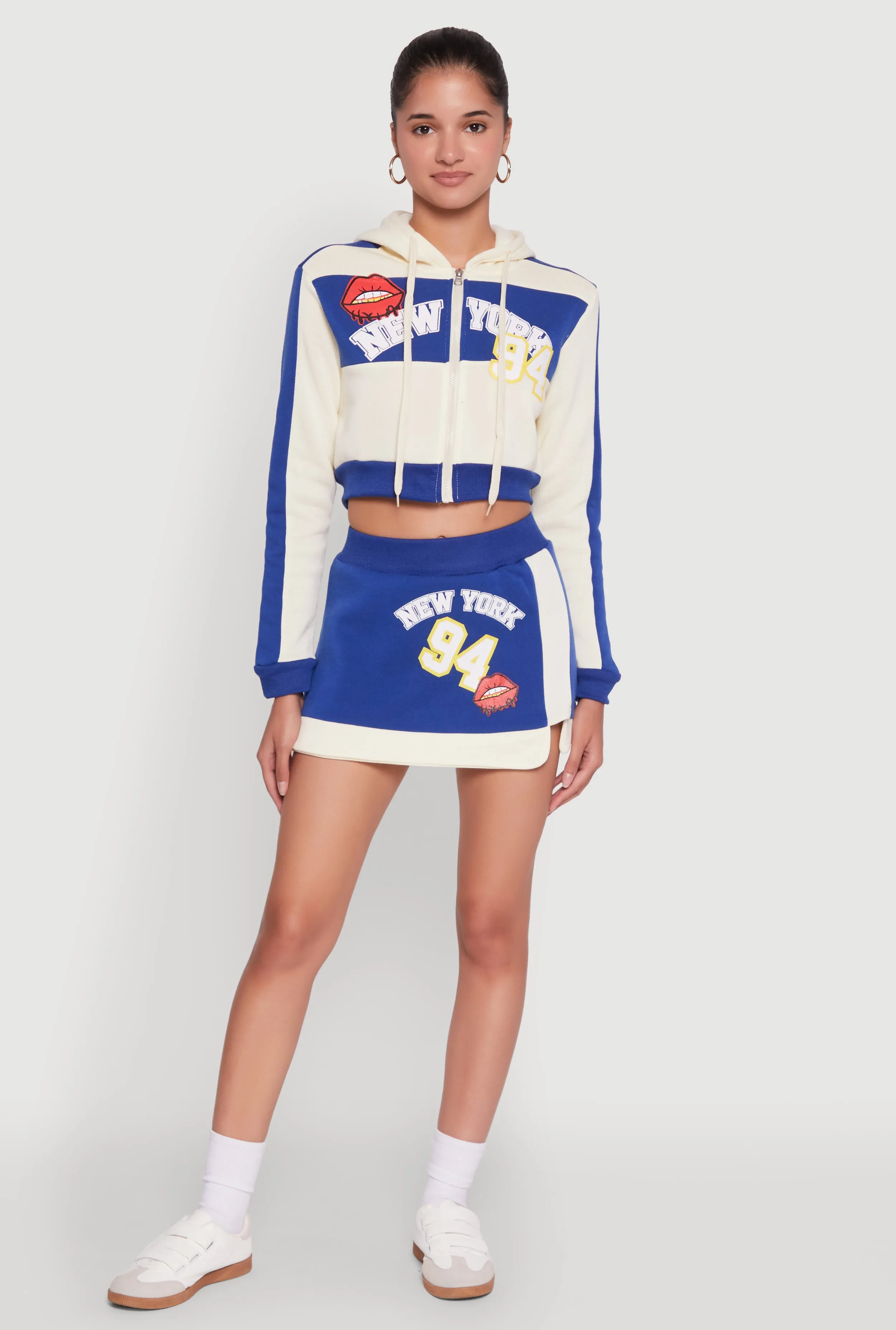New York 94 Graphic High Waisted Skort sold by Rainbow product image thumbnail 4