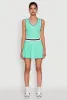 Stylish Pleated Varsity Stripe Skater Dress sold by Rainbow