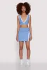 Contrast Trim Side Slit Skort sold by Rainbow
