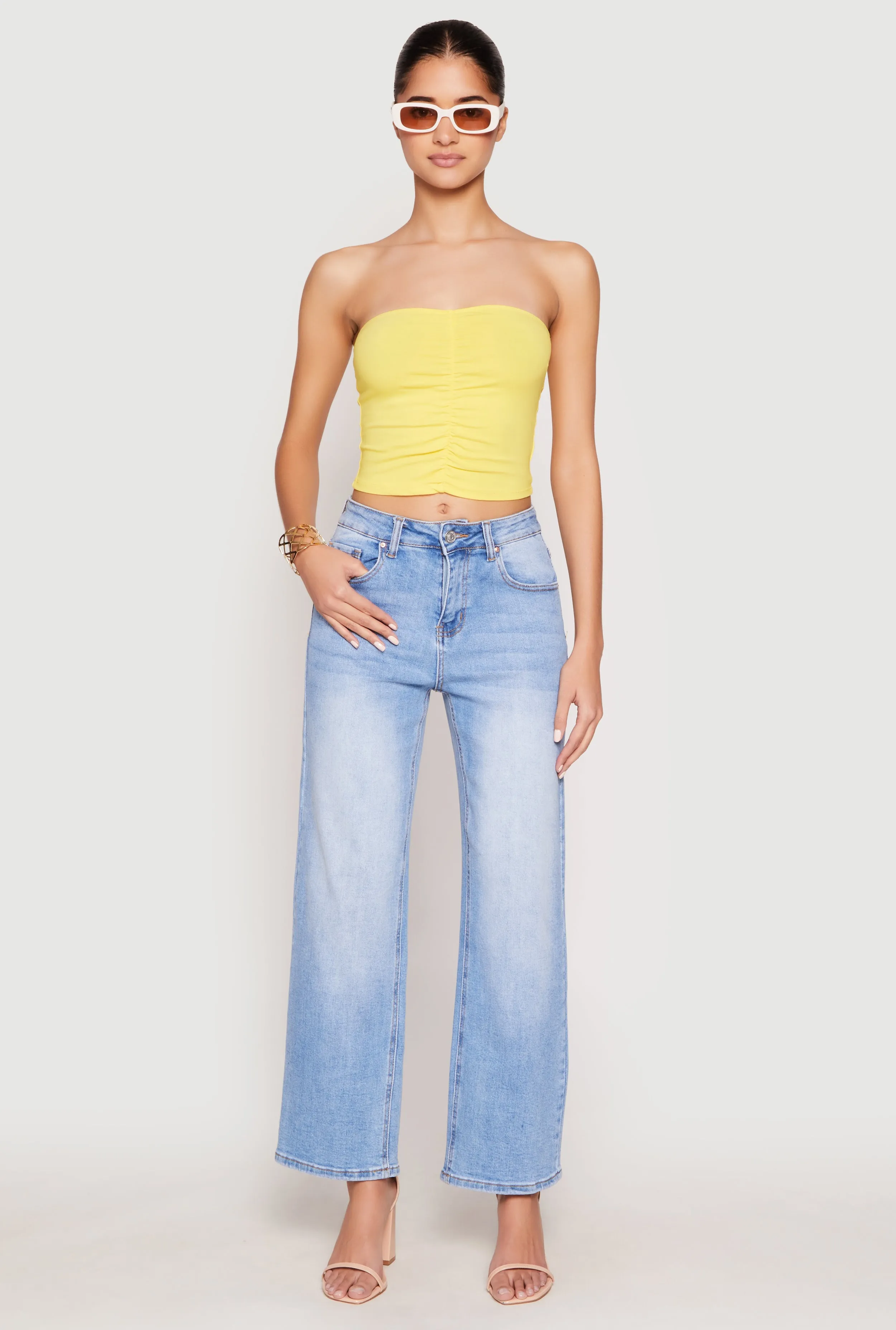 Ruched Front Tube Top sold by Rainbow product image thumbnail 5