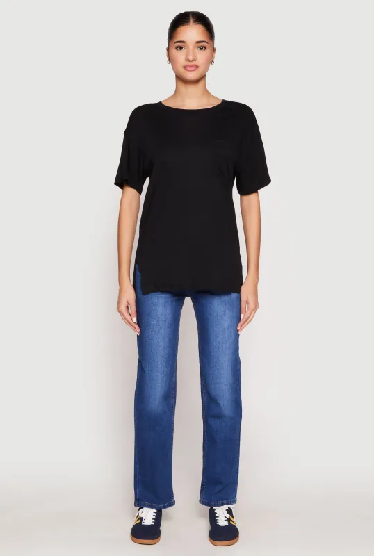 Side Slit Pocket T Shirt sold by Rainbow