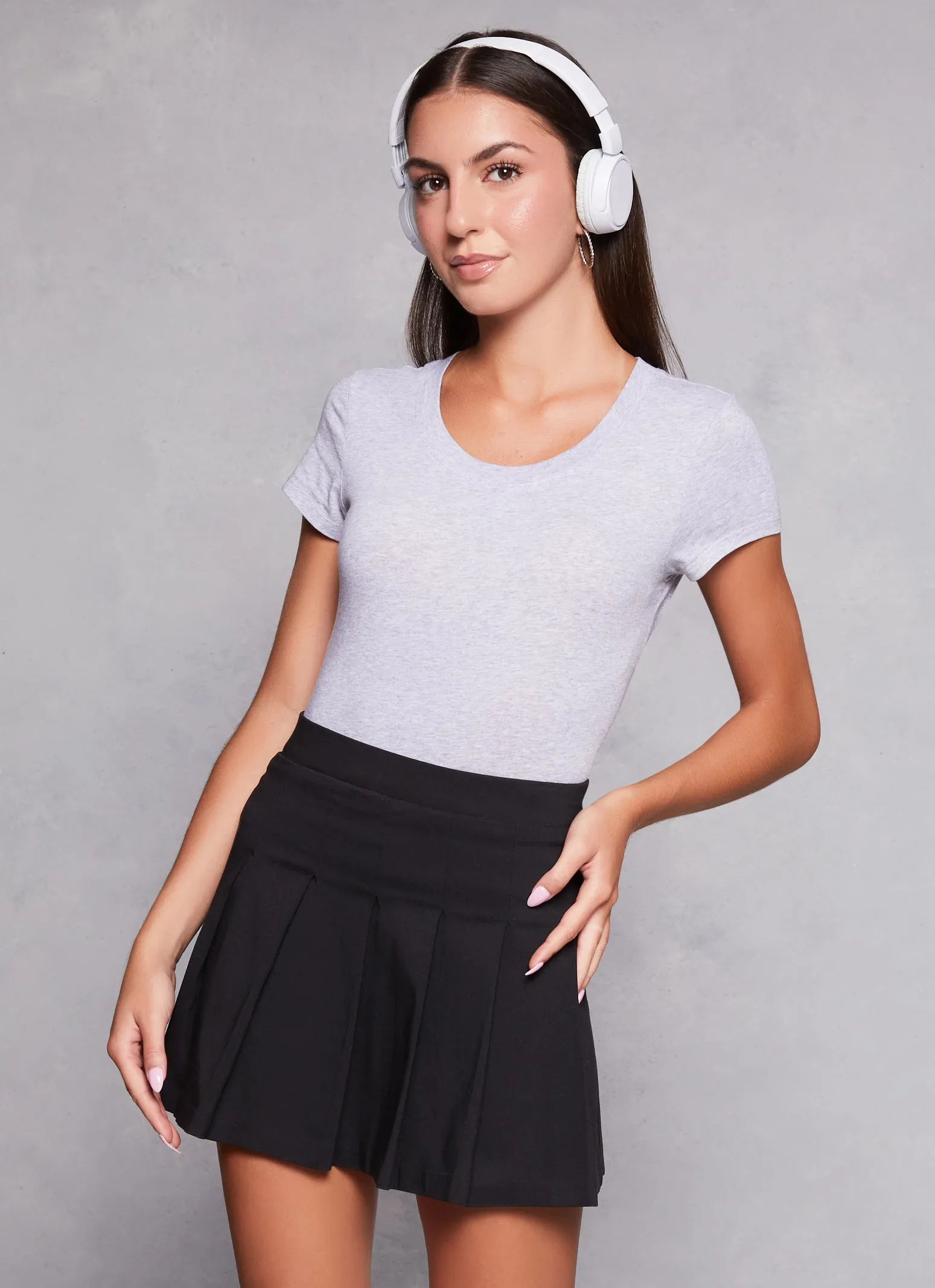 Basic Crew Neck T Shirt sold by Rainbow product image thumbnail 2