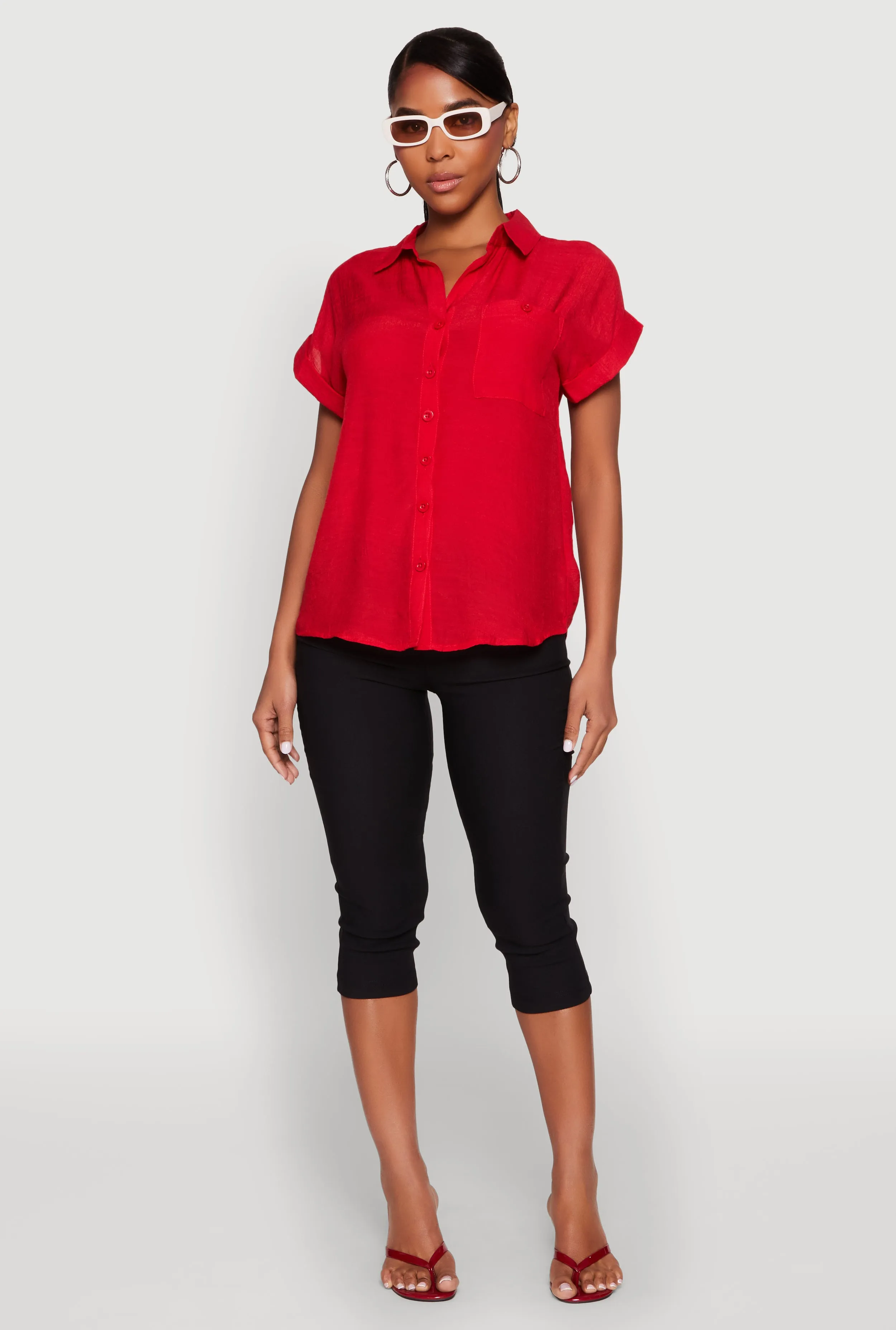 Fixed Cuff Button Front Shirt sold by Rainbow product image thumbnail 4