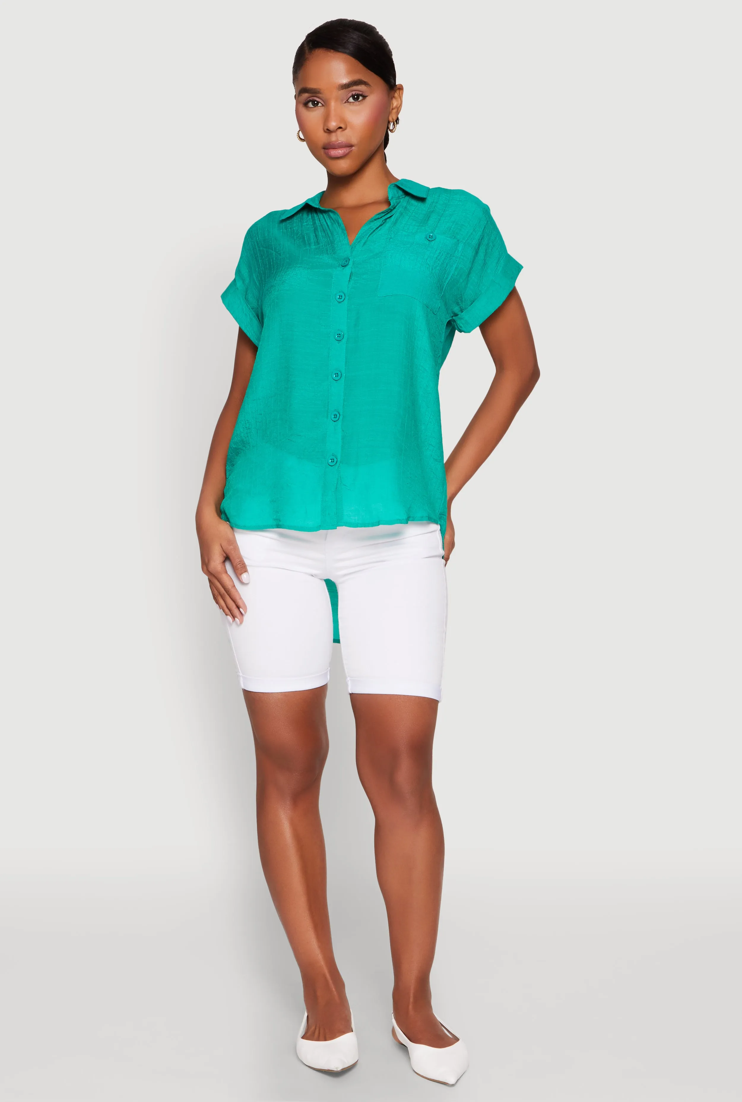 Fixed Cuff Button Front Shirt sold by Rainbow product image thumbnail 3