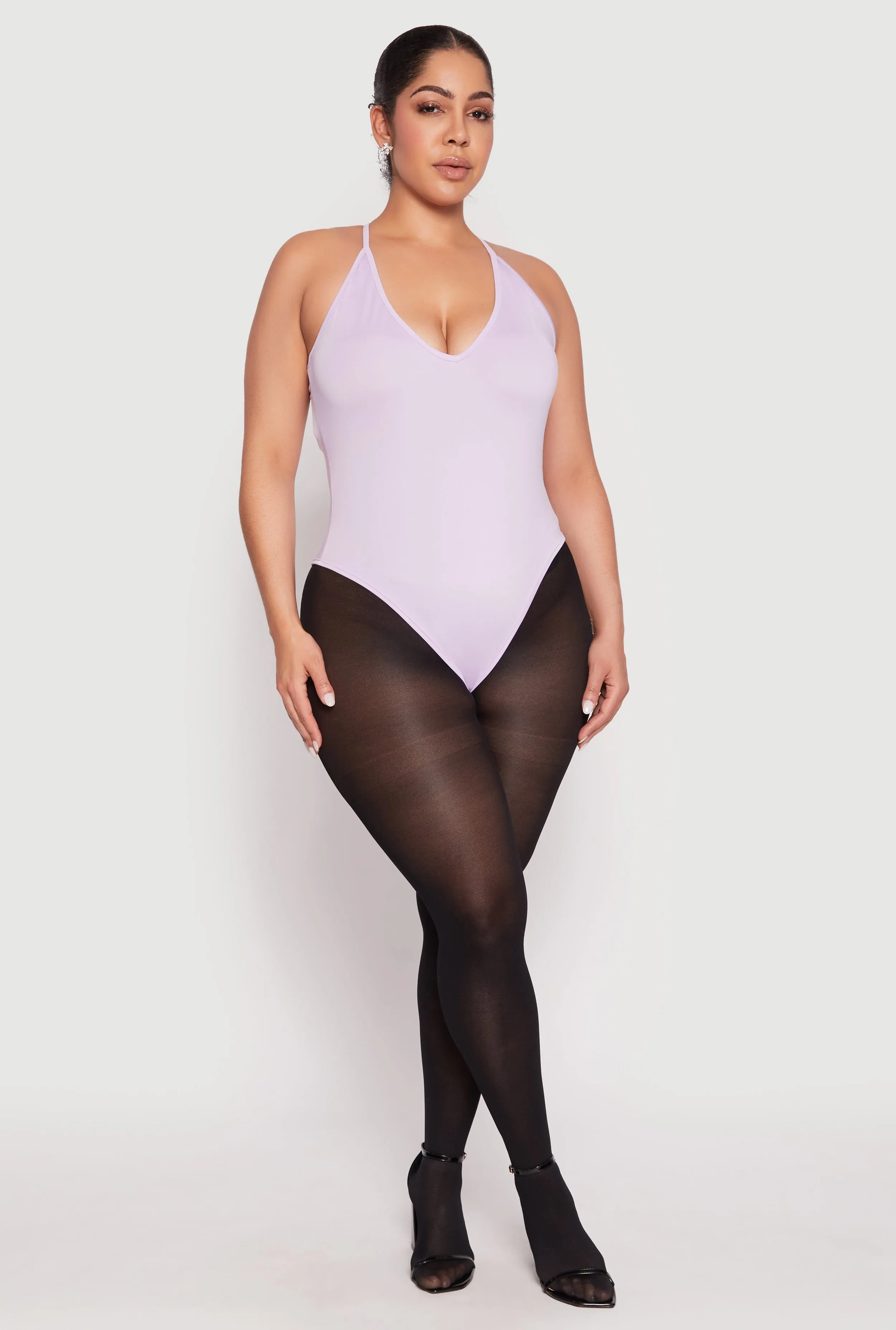 Plus Size Daisy Plunge Bodysuit sold by Rainbow product image thumbnail 4