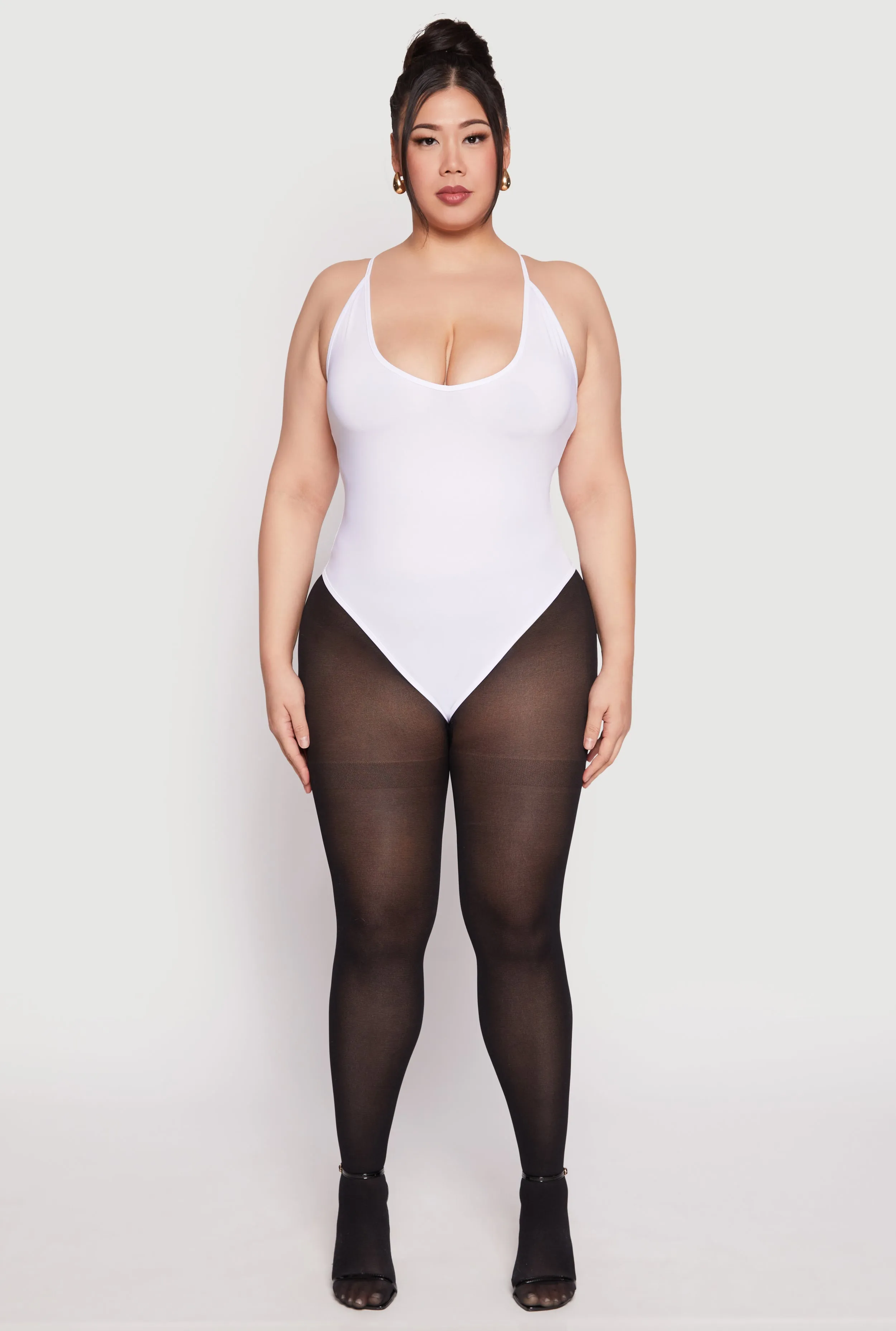Plus Size Daisy Plunge Bodysuit sold by Rainbow product image thumbnail 3
