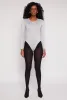 Daisy Crew Neck Long Sleeve Bodysuit sold by Rainbow