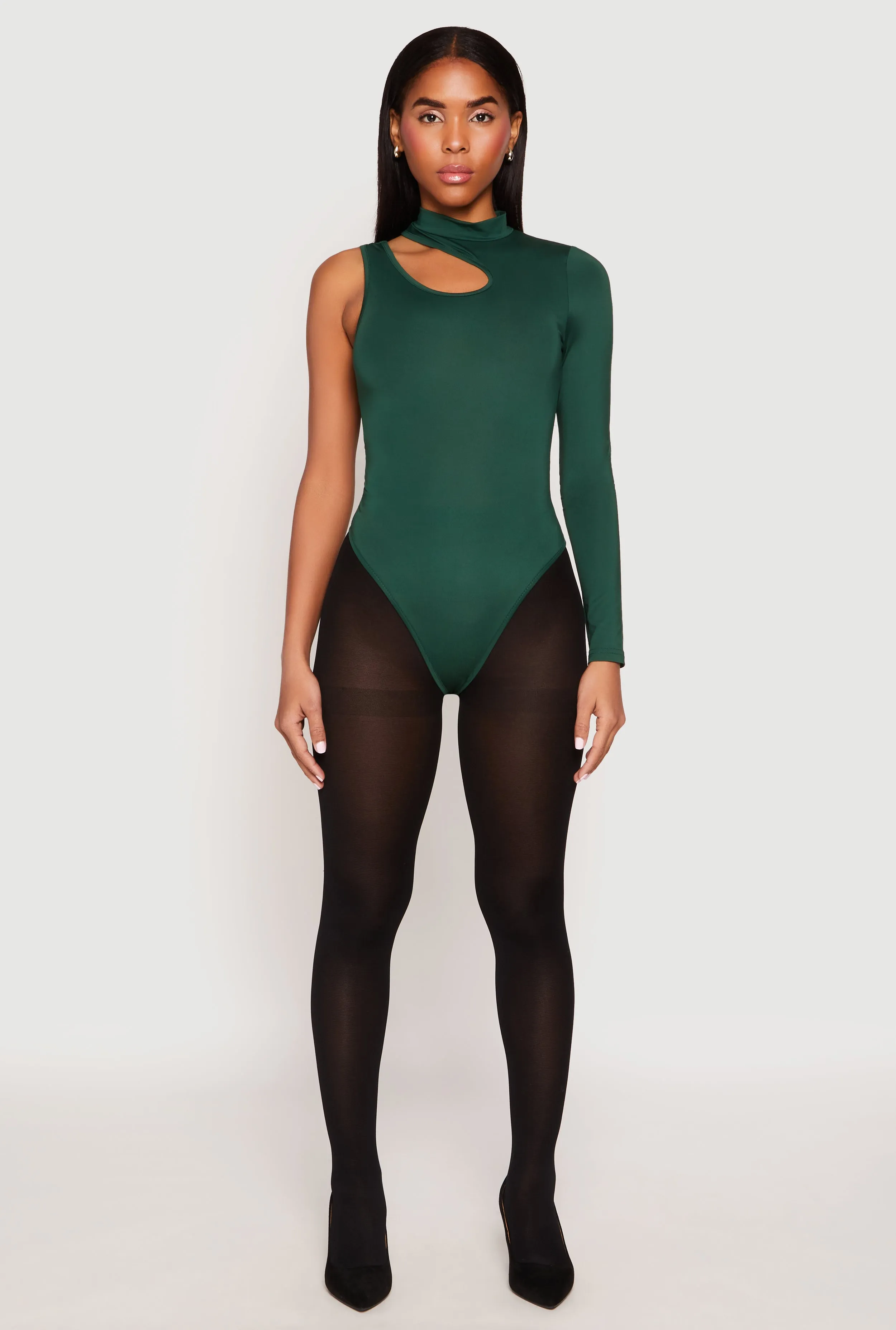 Daisy Keyhole One Shoulder Bodysuit sold by Rainbow product image thumbnail 3