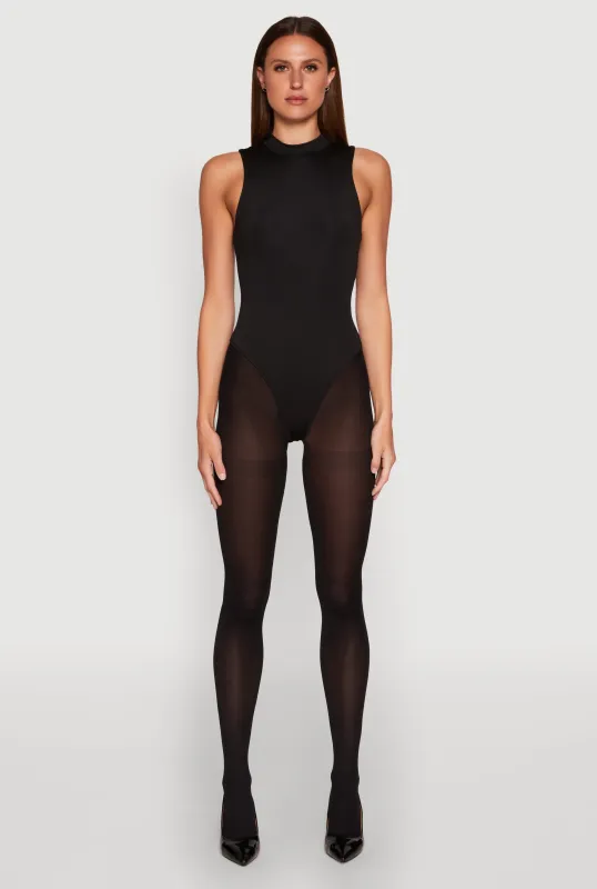 Daisy Mock Neck Tank Bodysuit sold by Rainbow