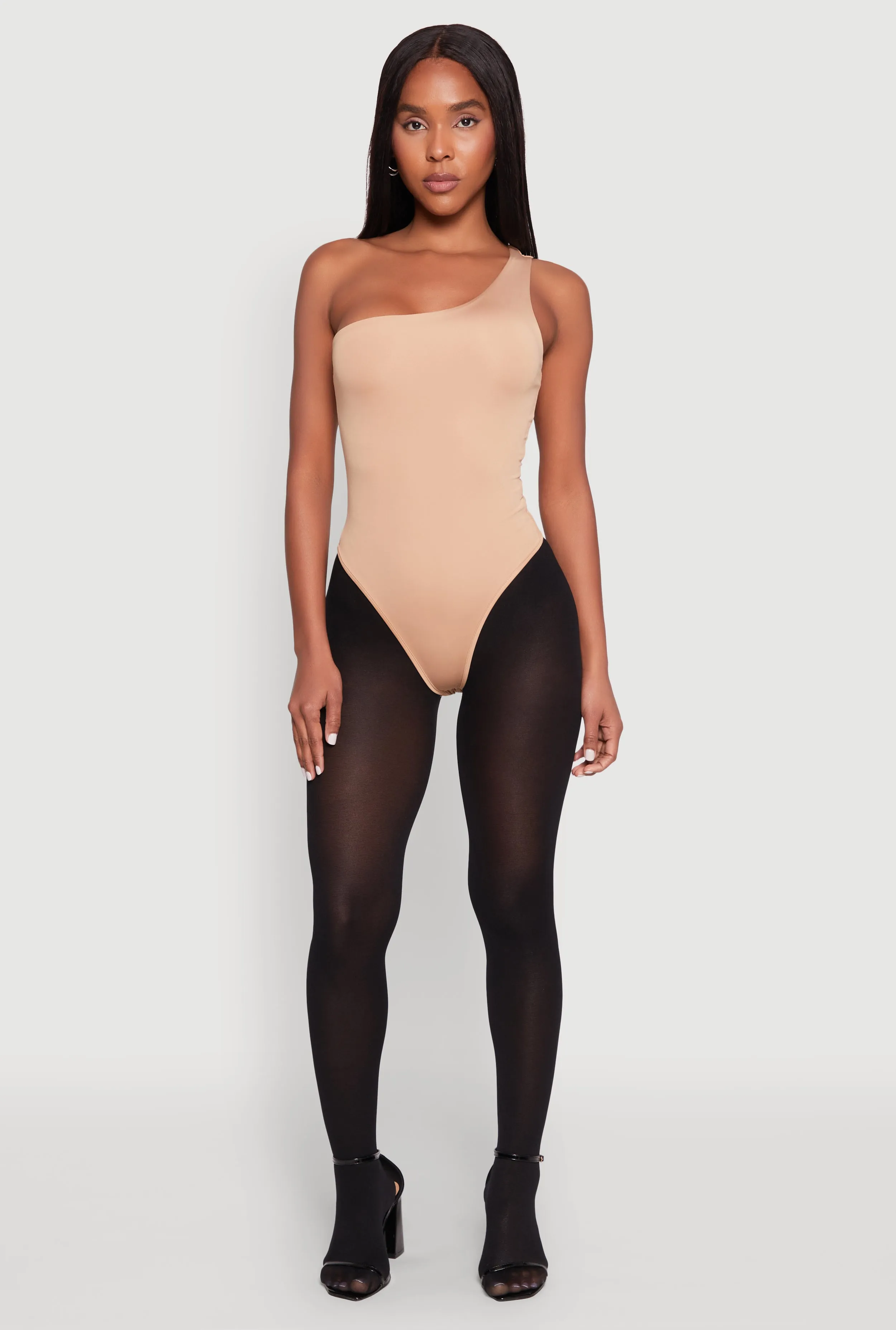 Daisy Sleeveless One Shoulder Bodysuit sold by Rainbow product image thumbnail 4