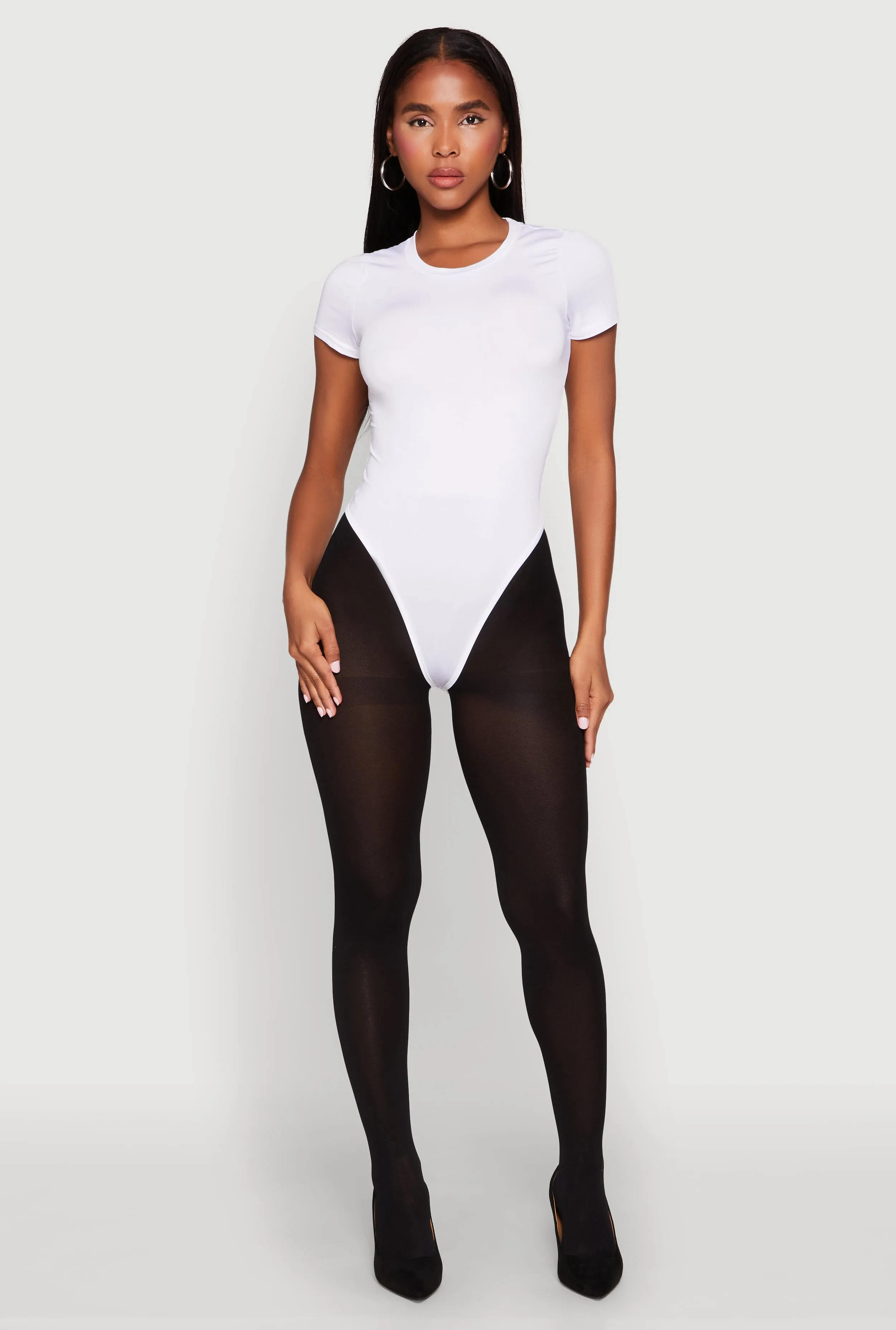 Daisy Short Sleeve Crew Neck Bodysuit sold by Rainbow product image thumbnail 3