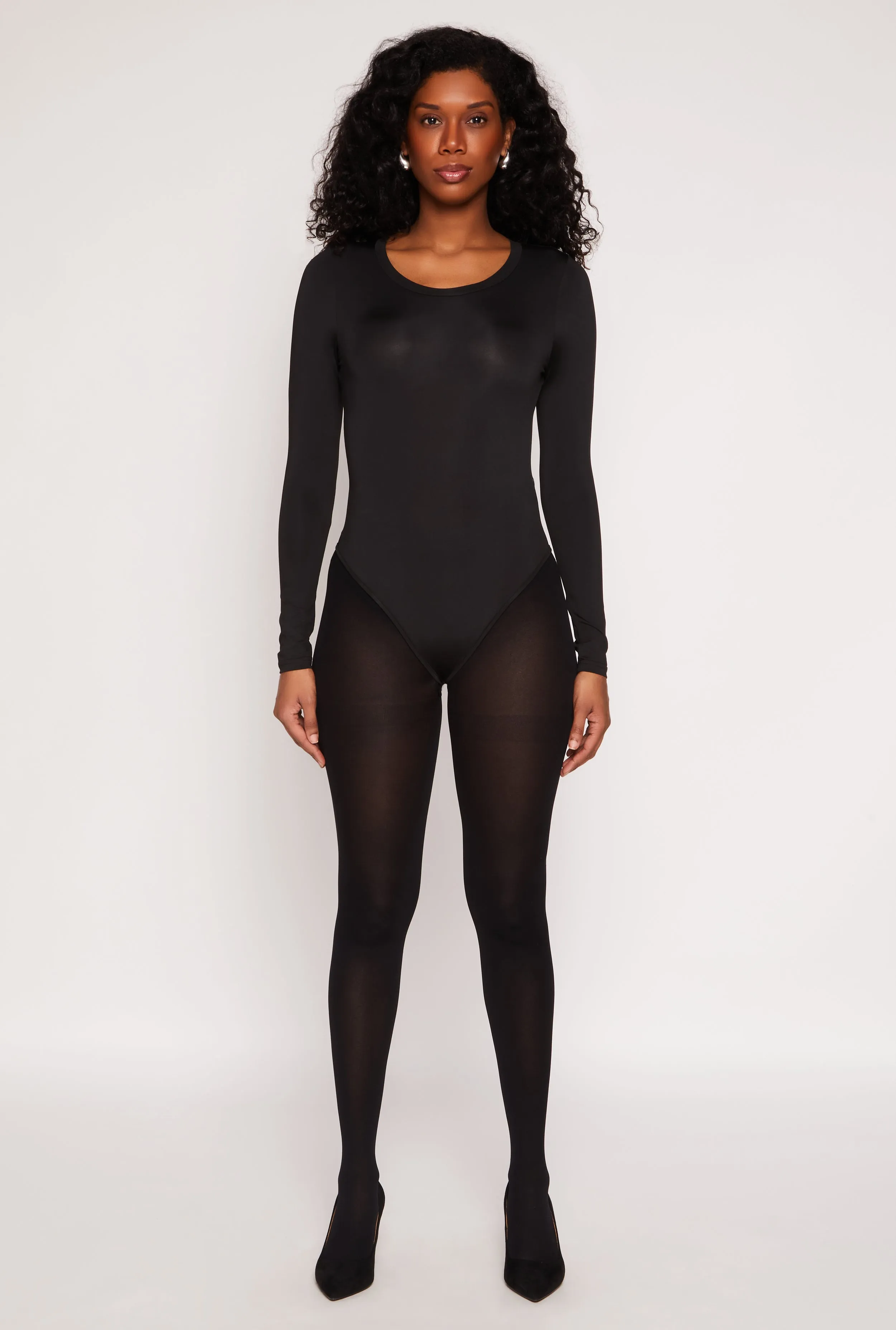 Daisy Long Sleeve Crew Neck Bodysuit sold by Rainbow