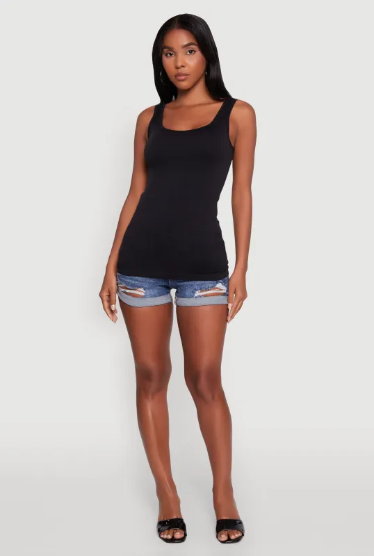 Seamless Classic Fit Scoop Neck Tank Top sold by Rainbow