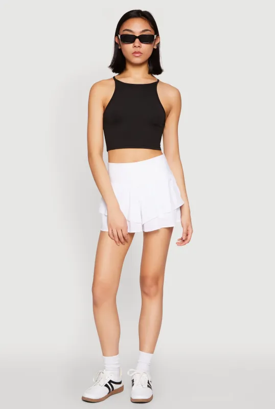Daisy High Neck Cropped Tank Top sold by Rainbow