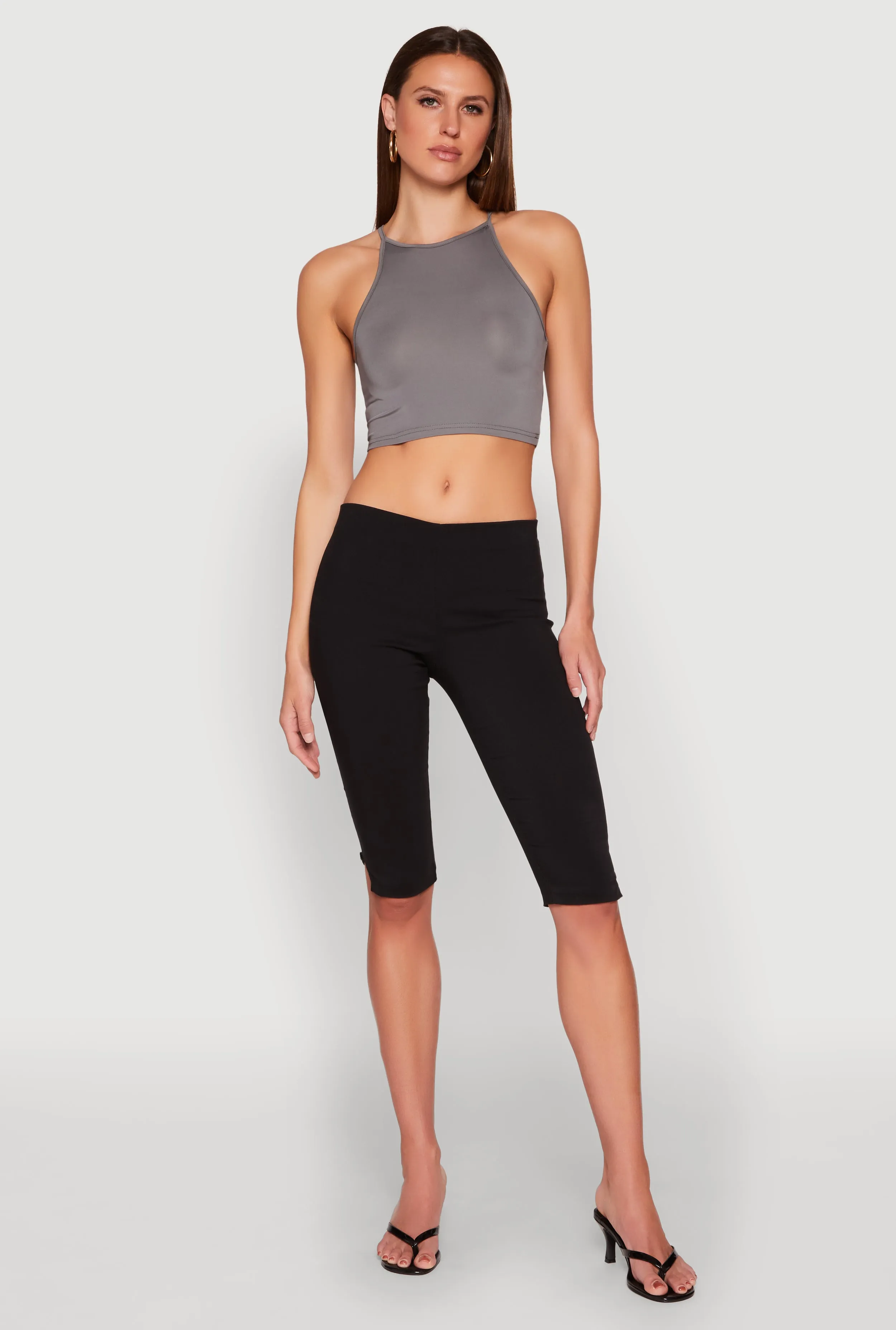 Daisy High Neck Cropped Tank Top sold by Rainbow product image thumbnail 2