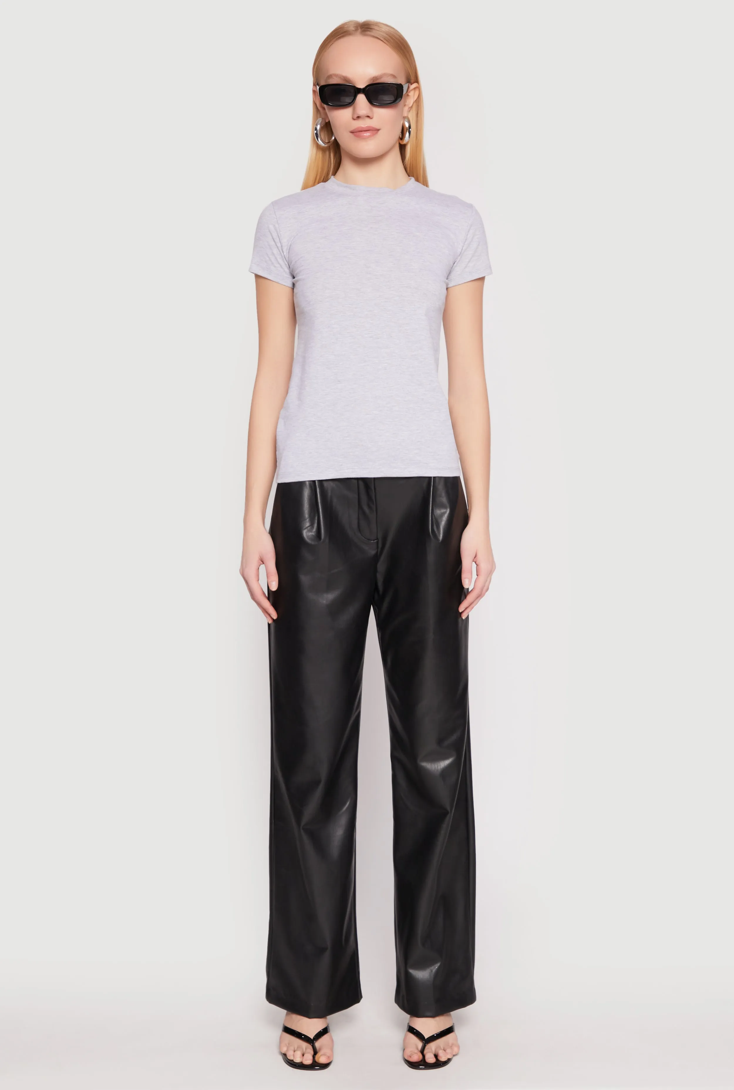 High Neck Short Sleeve Tee sold by Rainbow product image thumbnail 2