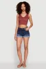 Seamless Laser Cut Cropped Tank Top sold by Rainbow