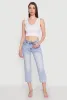 Seamless Laser Cut Cropped Tank Top sold by Rainbow