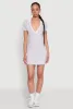 Contrast Trim Johnny Collar Polo Dress sold by Rainbow