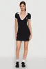 Contrast Trim Johnny Collar Polo Dress sold by Rainbow