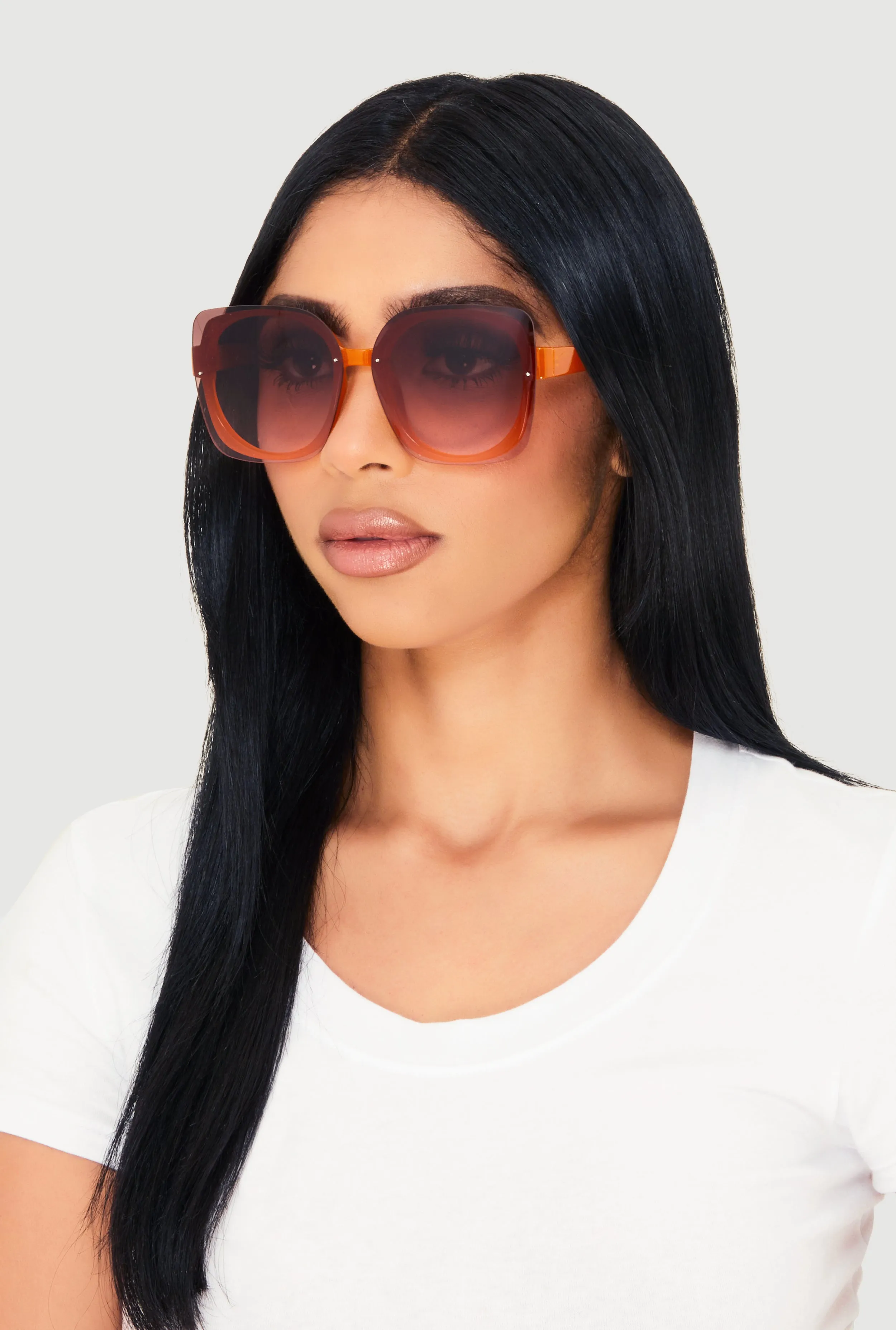 Square Ombre Lens Sunglasses sold by Rainbow product image thumbnail 2