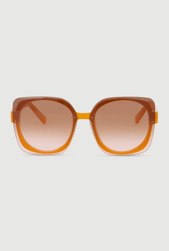 Square Ombre Lens Sunglasses sold by Rainbow
