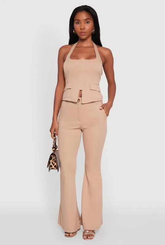 Solid Flared Dress Pants sold by Rainbow