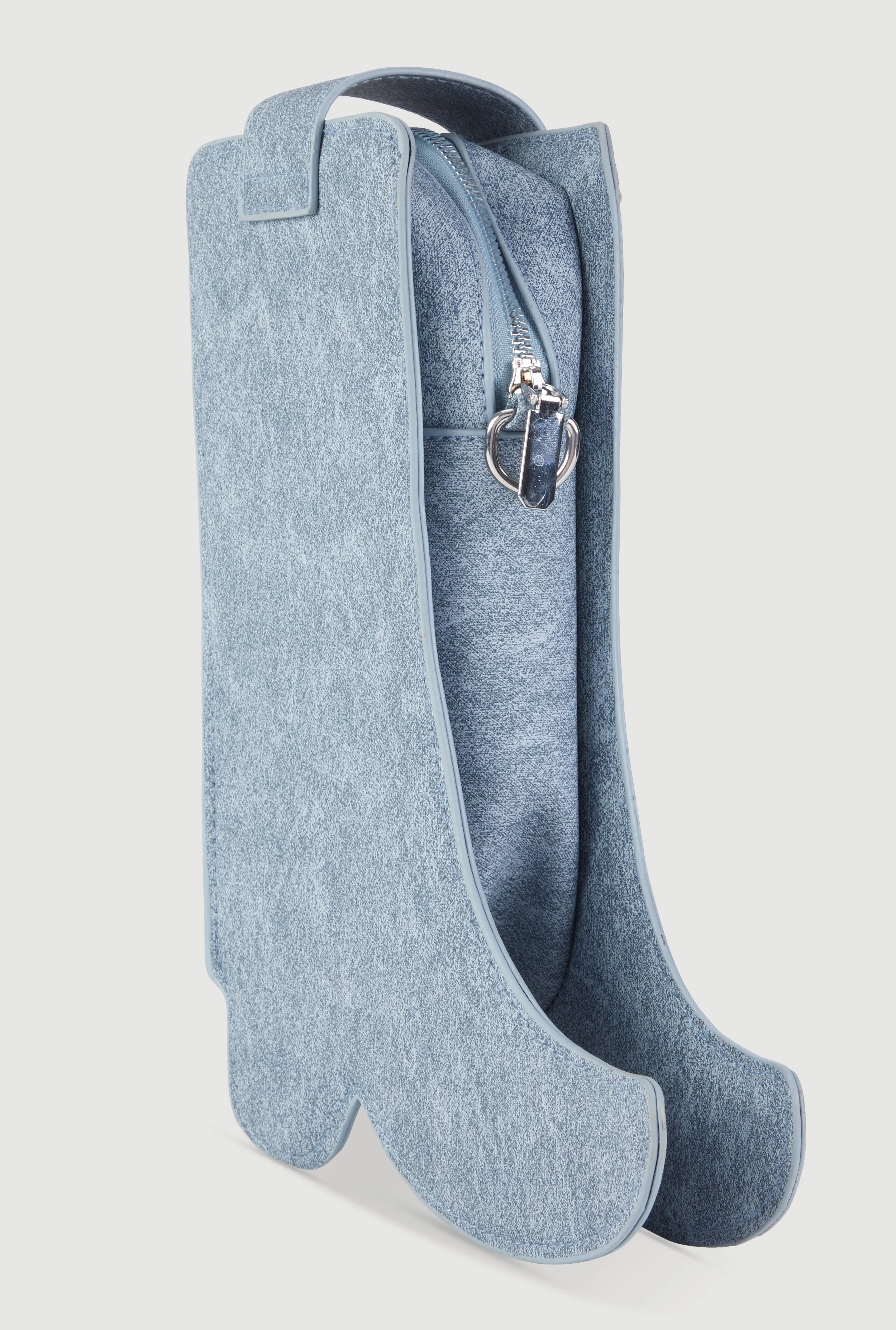 Western Denim Cowboy Boot Crossbody Bag sold by Rainbow product image thumbnail 3