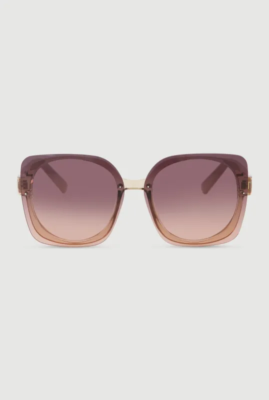Square Ombre Lens Sunglasses sold by Rainbow