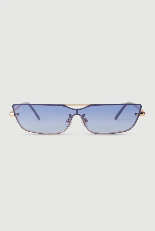 Slim Rimless Sunglasses sold by Rainbow