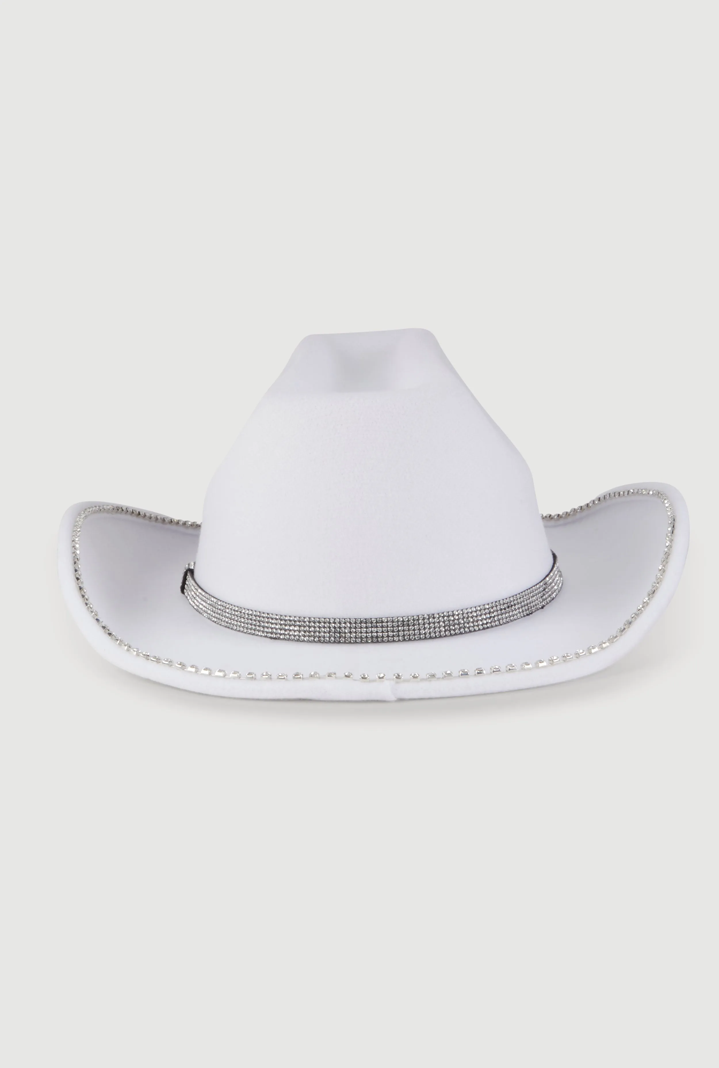 Faux Suede Rhinestone Studded Cowboy Hat sold by Rainbow product image thumbnail 5