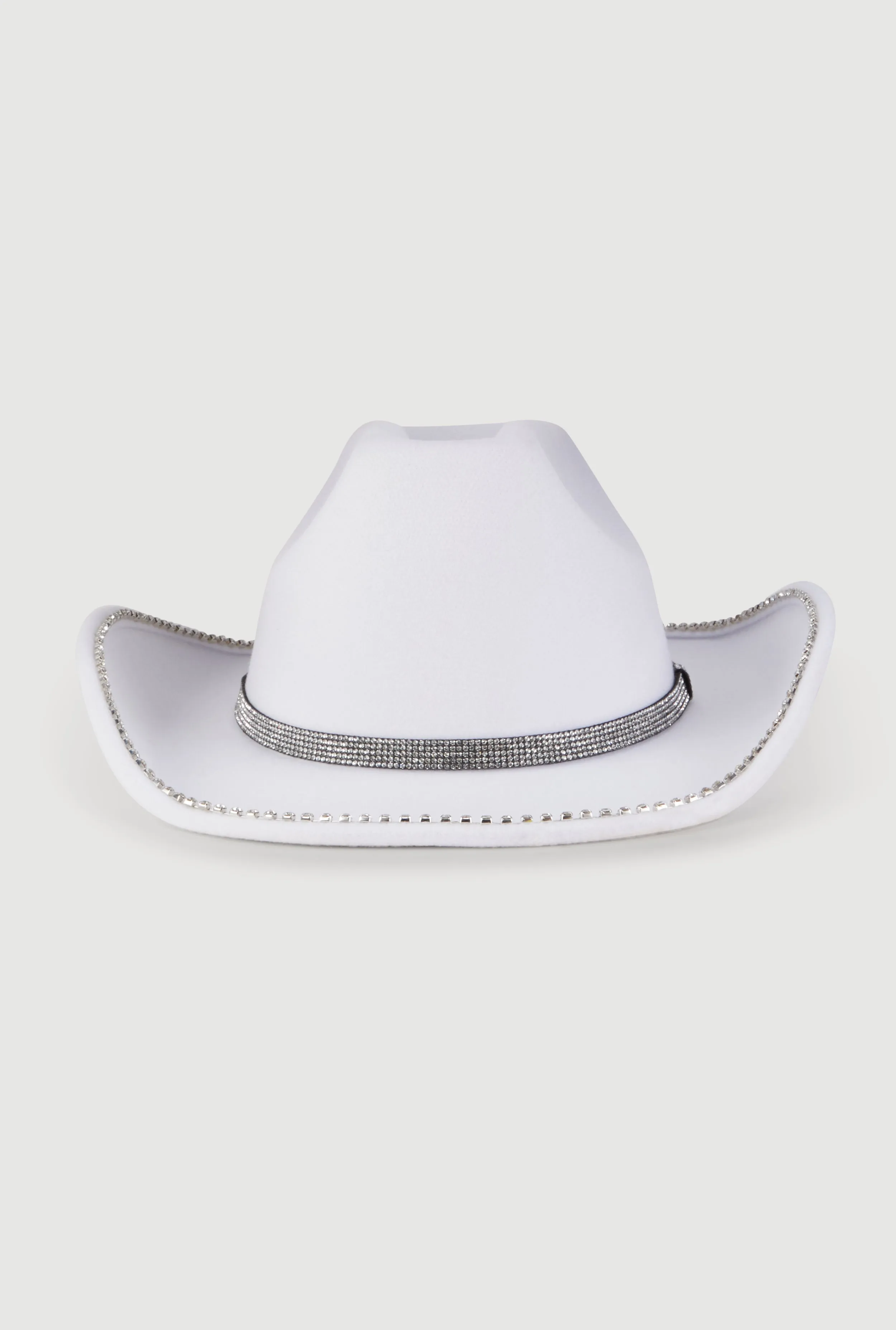 Faux Suede Rhinestone Studded Cowboy Hat sold by Rainbow product image thumbnail 3