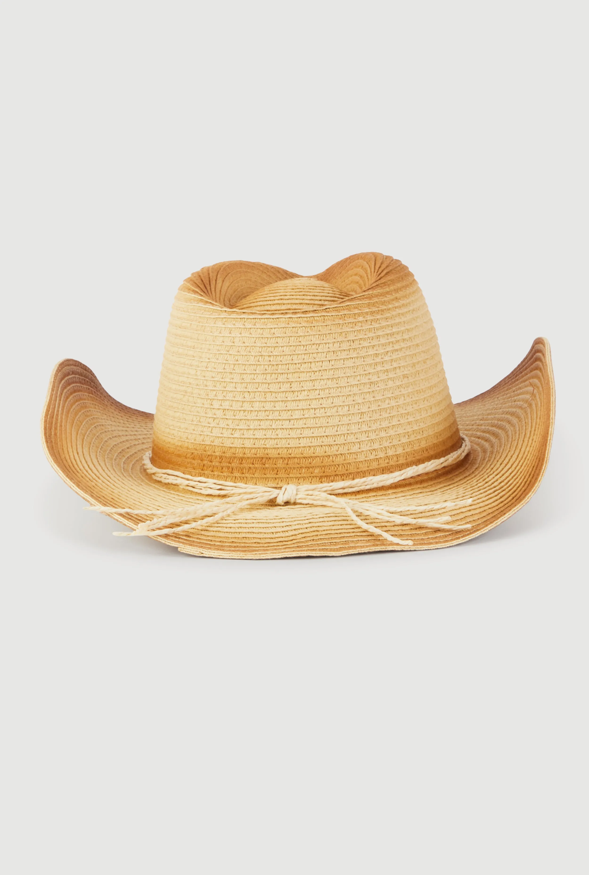 Straw Contrast Trim Cowboy Hat sold by Rainbow product image thumbnail 4
