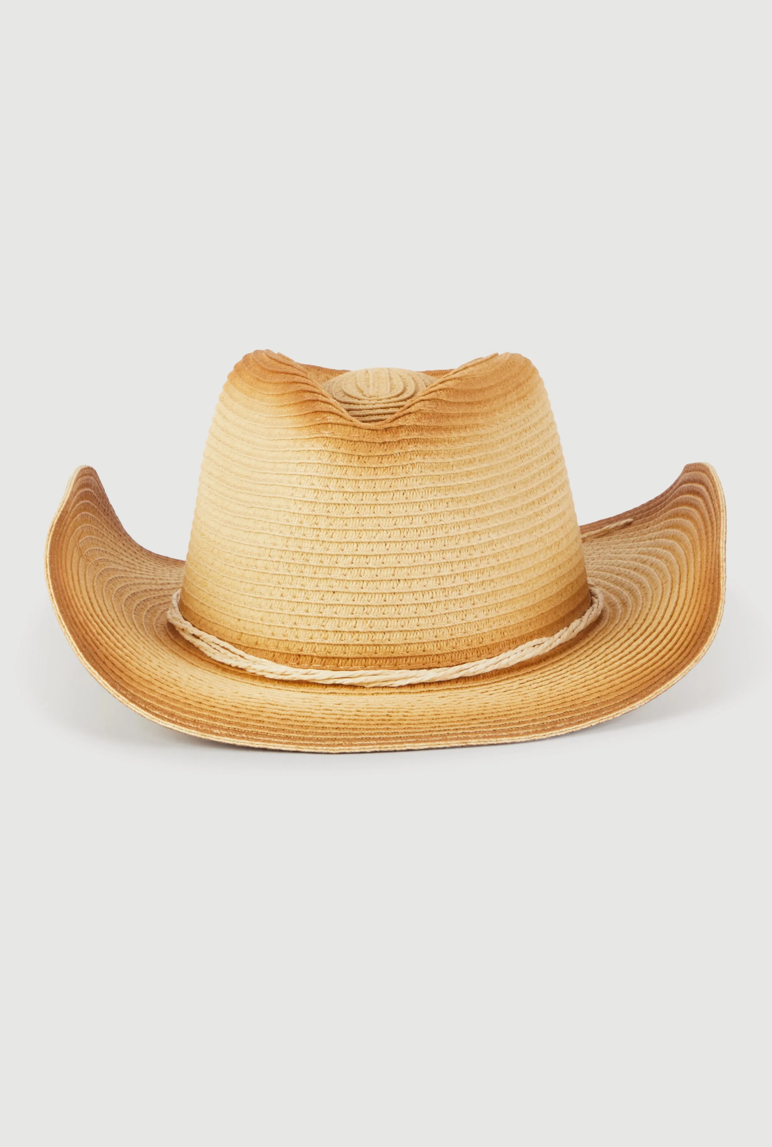 Straw Contrast Trim Cowboy Hat sold by Rainbow product image thumbnail 2