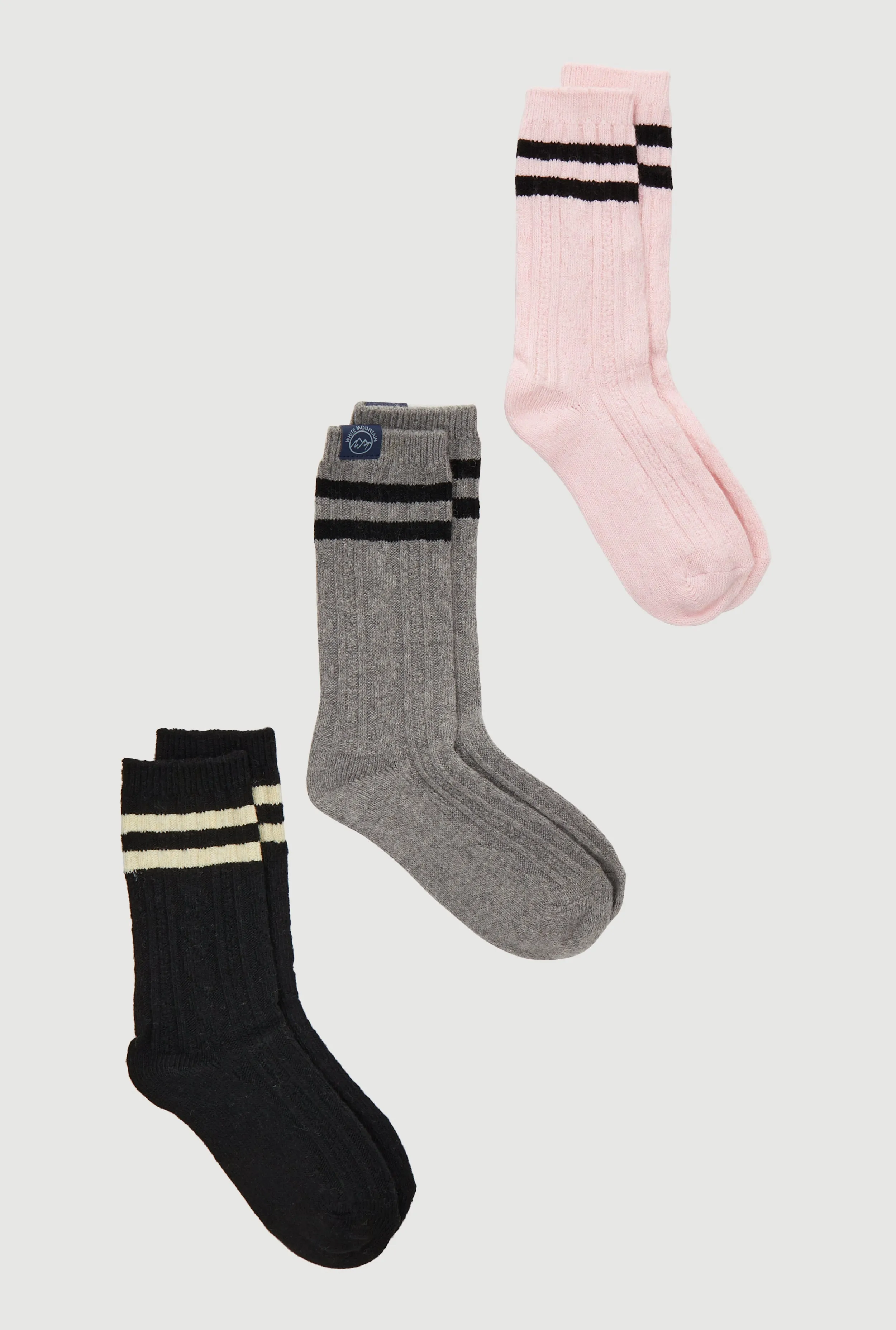 Striped Detail Boot Socks 3 Pack sold by Rainbow product image thumbnail 2